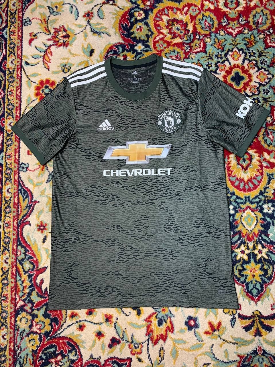 Adidas MANCHESTER UNITED ADIDAS 2020/2021 FOOTBALL AWAY JERSEY Size US L / EU 52-54 / 3 - 1 Thumbnail