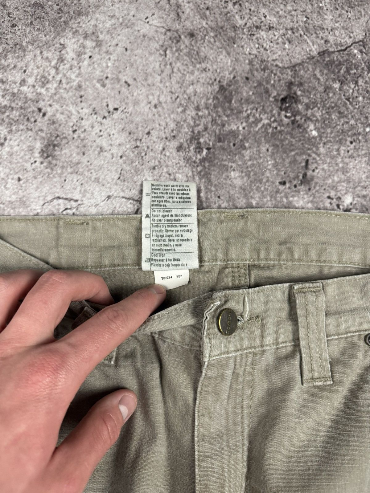 Carhartt 🟤Crazy Baggy Vintage Carhartt Double knee workwear pants🟤 Size US 32 / EU 48 - 15 Thumbnail