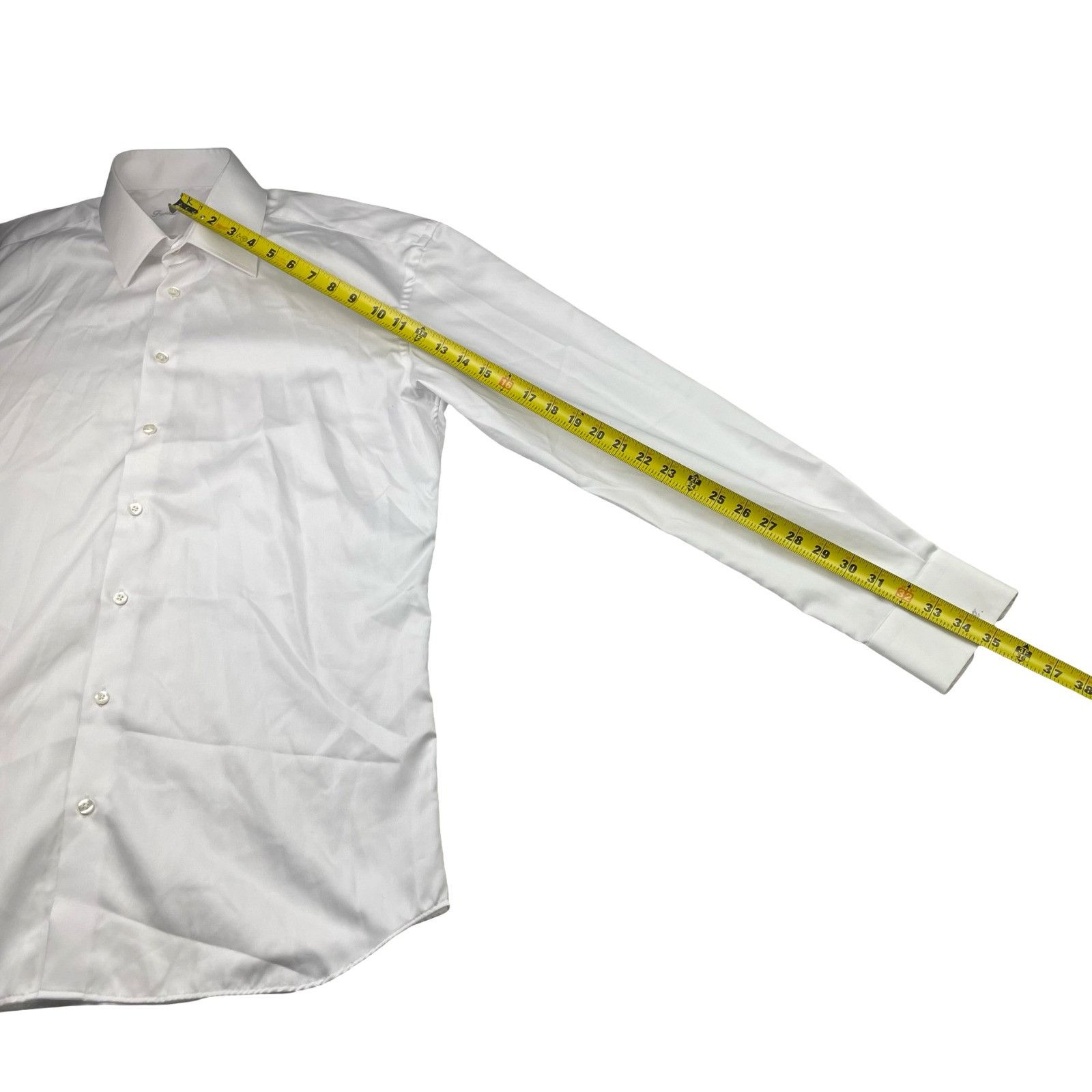 Other Furkan Korkmaz Men's Bespoke Custom 100% Cotton L/S Dress Sh Size US L / EU 52-54 / 3 - 7 Thumbnail