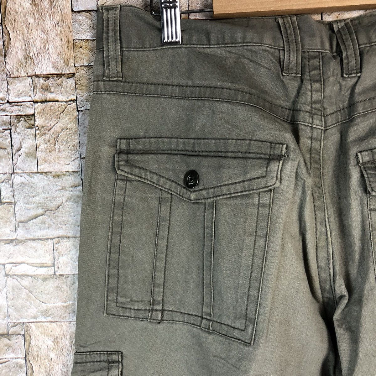 Japanese Brand Japanese Brand Green Cargo Multipocket Pants #A1027 Size US 32 / EU 48 - 19 Thumbnail