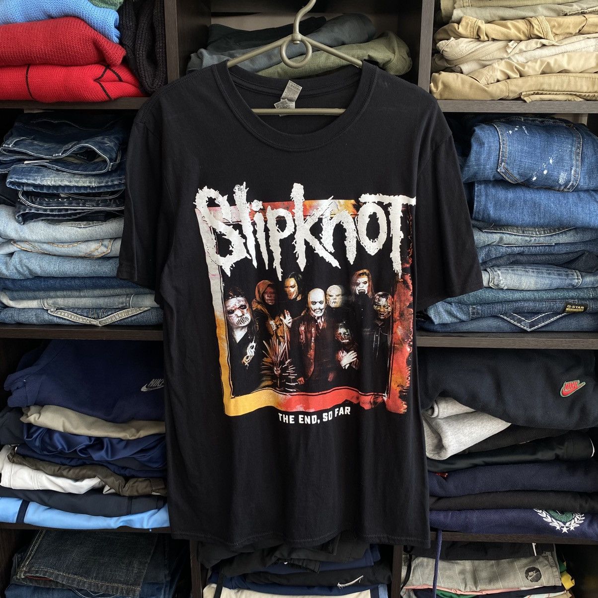 Band Tees Vintage Slipknot The End So Far Big Logo Graphic Band tee Size US M / EU 48-50 / 2 - 1 Thumbnail