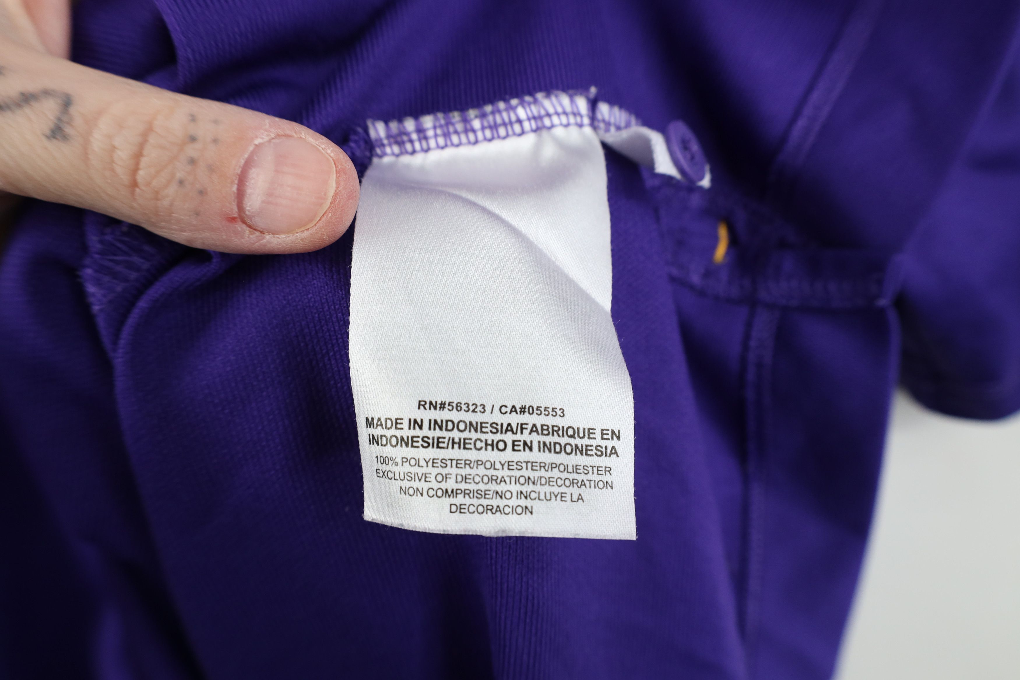 Nike Nike Louisiana State University LSU Football Golf Polo Shirt Size US XL / EU 56 / 4 - 13 Thumbnail
