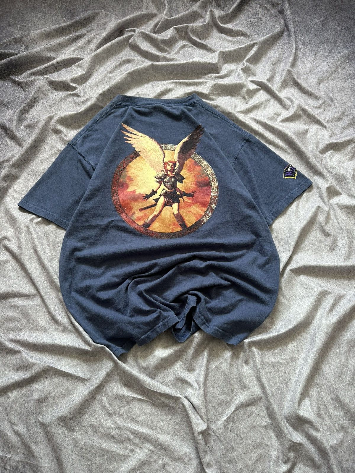 Vintage Vtg 00s Magic The Gathering Facta Non Verba Reya Tee Size US L / EU 52-54 / 3 - 2 Thumbnail