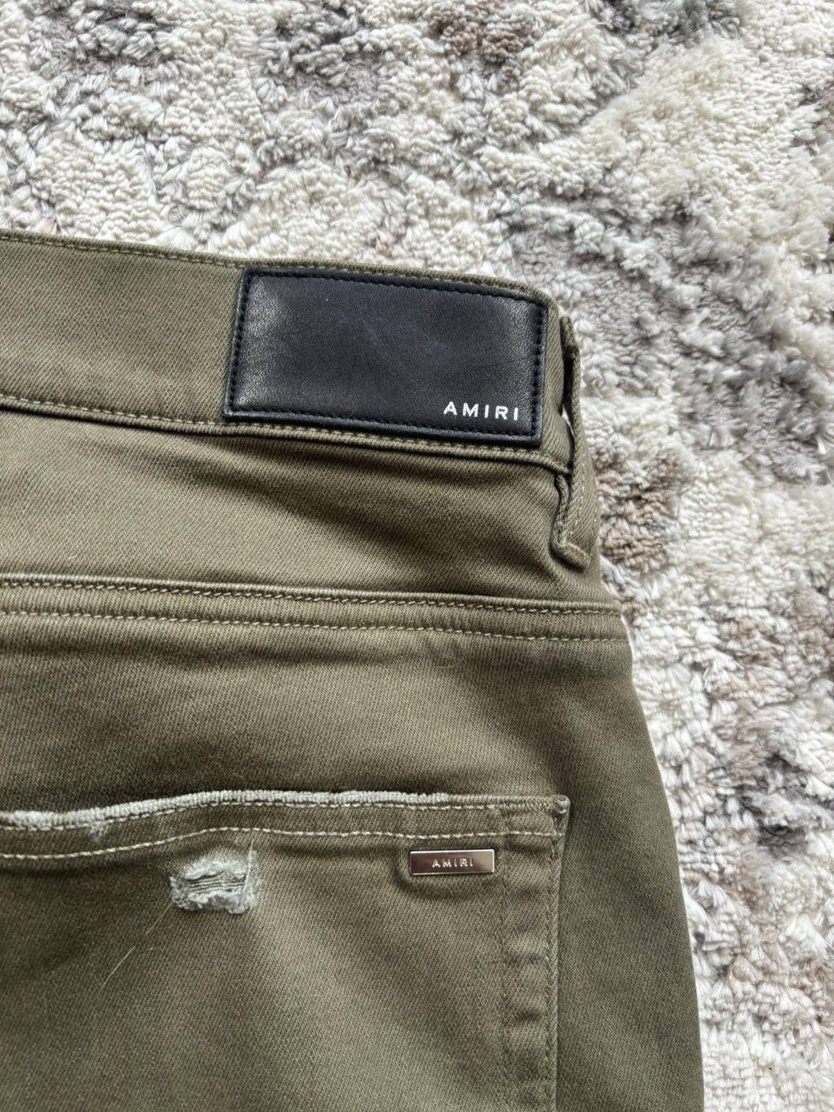 Amiri Amiri olive Bandana Patch Size US 34 / EU 50 - 7 Thumbnail