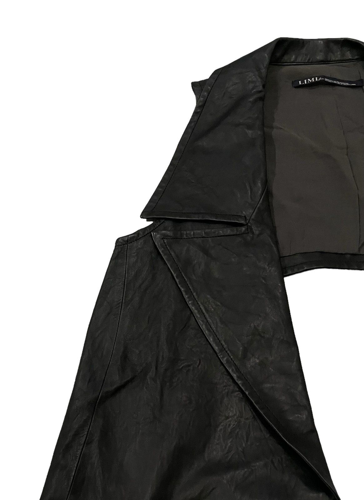 Limi Feu Limi Feu Yohji Yamamoto Punk Belted Leather Jacket Size S / US 4 / IT 40 - 5 Thumbnail
