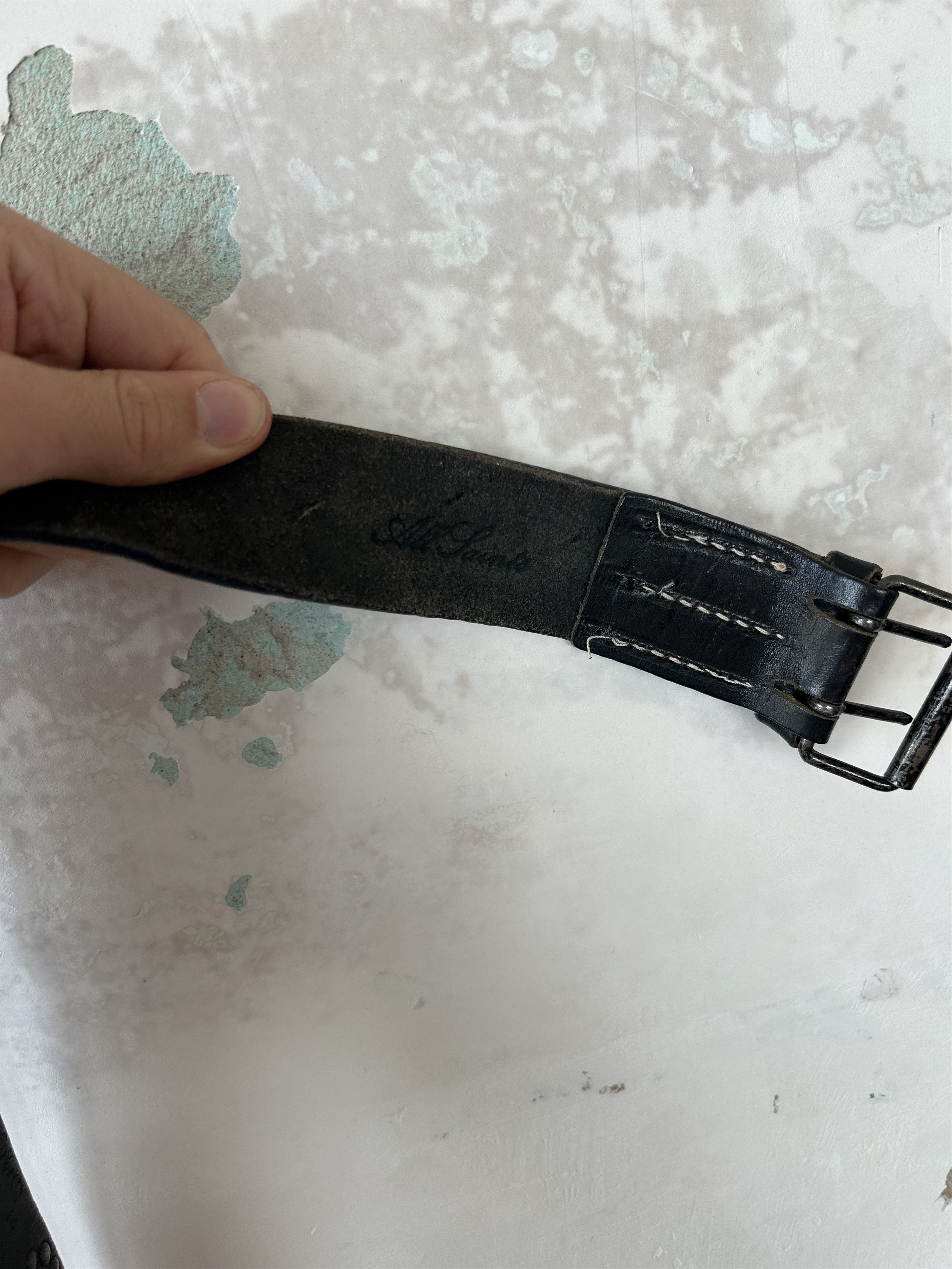 Allsaints ALL SAINTS LEATHER Y2K BELT VINTAGE Size ONE SIZE - 4 Thumbnail