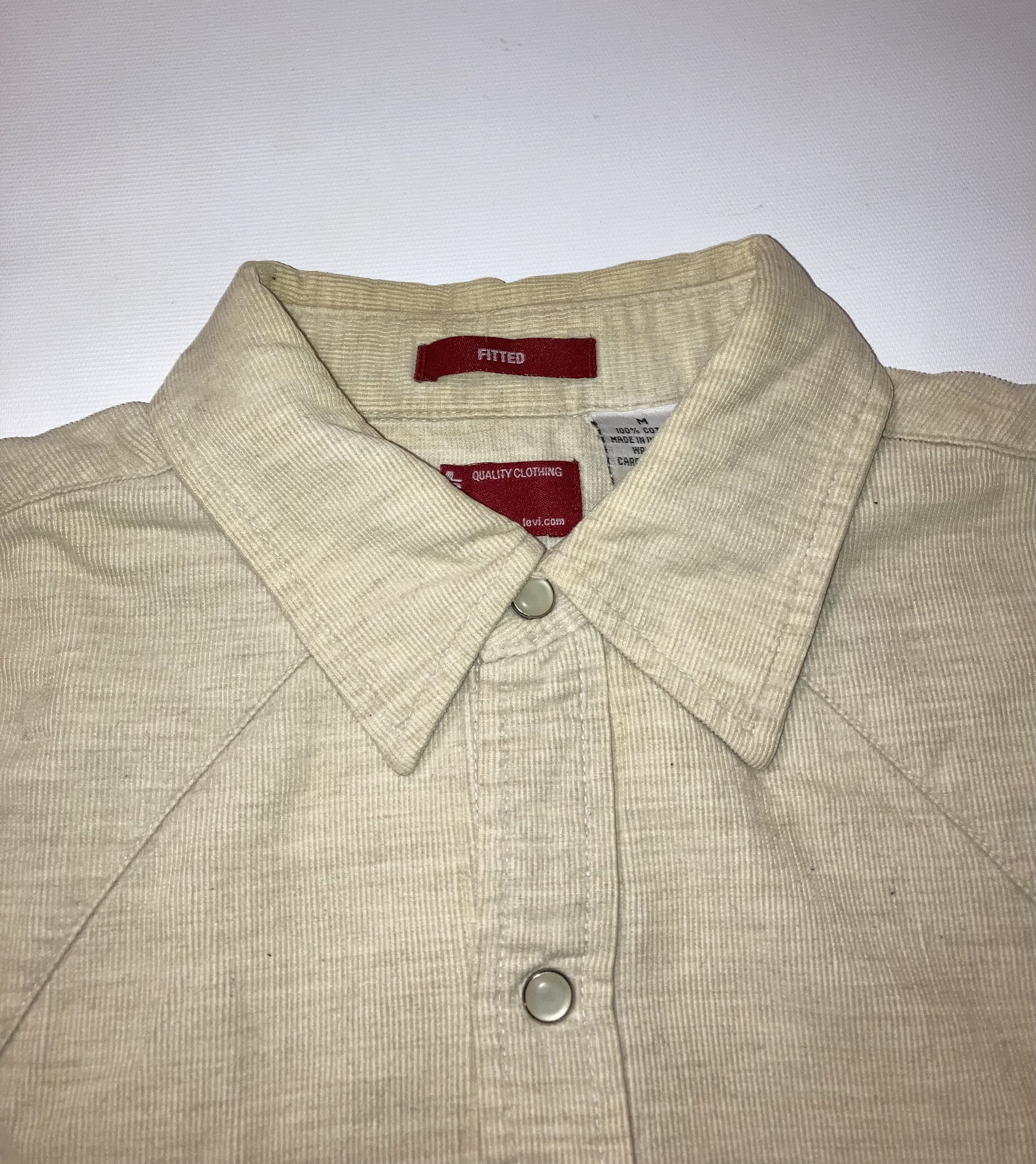 Levi's Vintage Clothing Vintage Levi's Corduroy Button Up Size US M / EU 48-50 / 2 - 2 Thumbnail