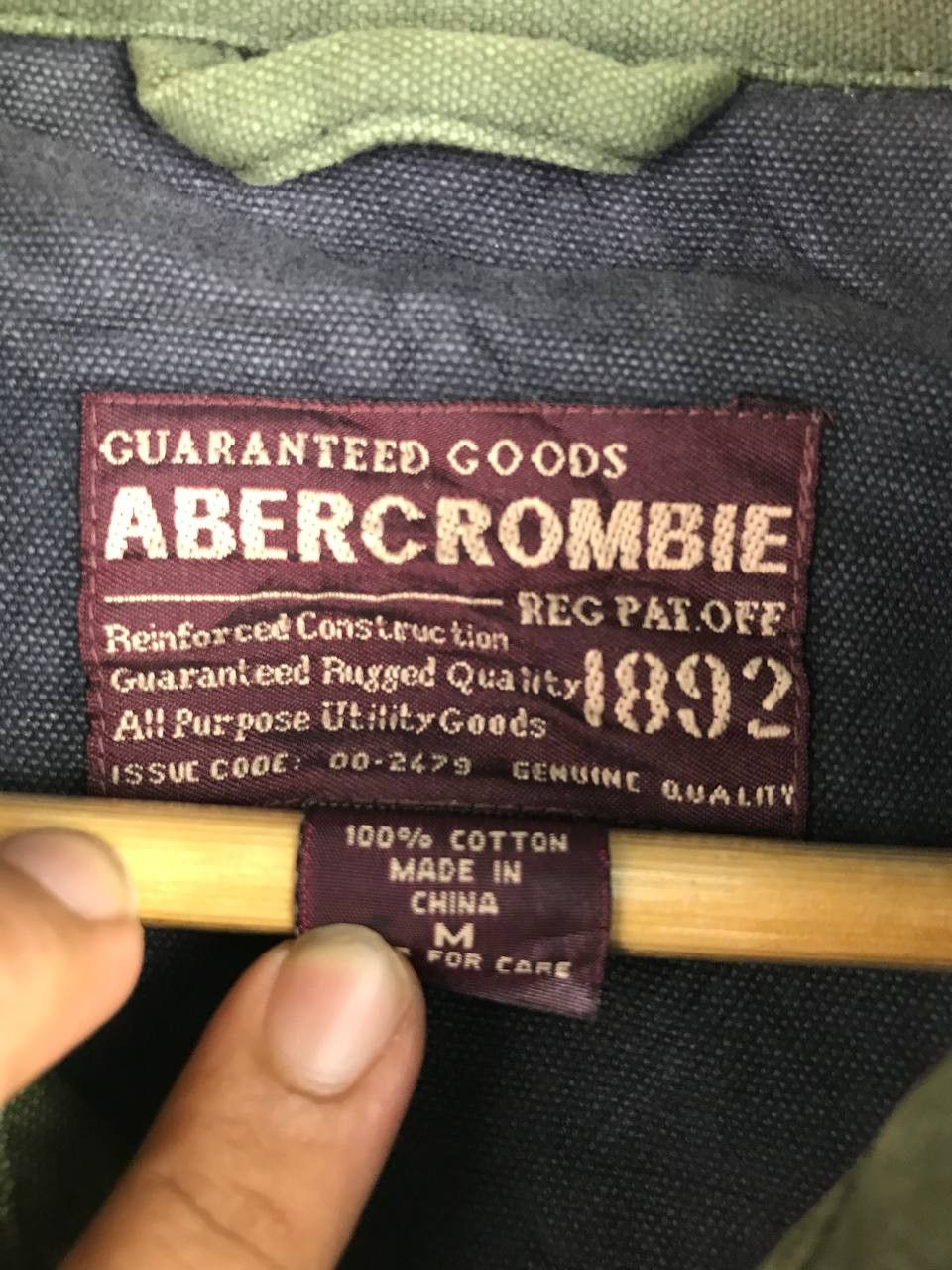 Abercrombie & Fitch Vintage Half Zipper Anorak Abercrombie jacket Inspired Army Size US M / EU 48-50 / 2 - 4 Thumbnail