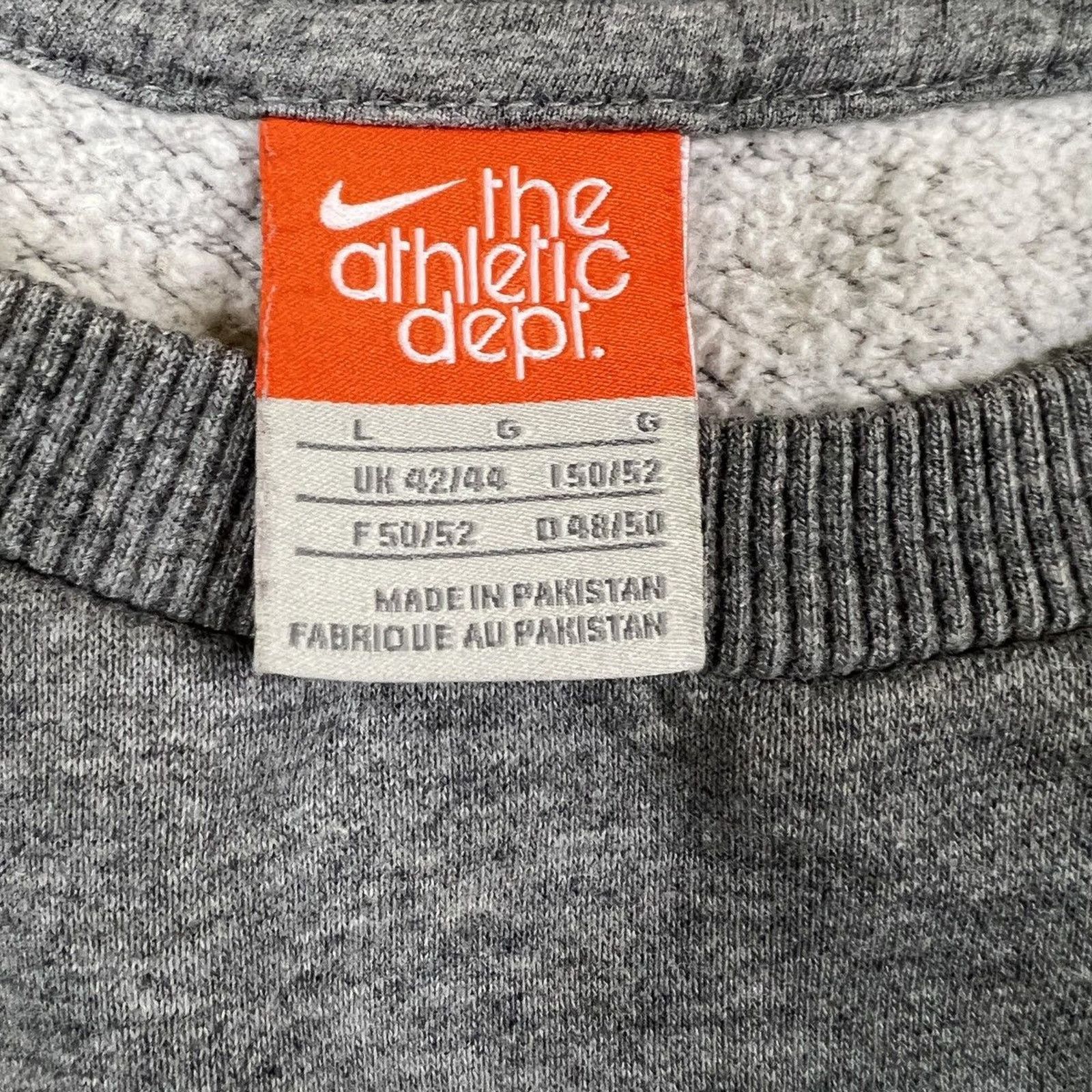 Nike × Vintage Nike Sportswear Sweatshirt Swoosh Distressed Pullover Crew Size US L / EU 52-54 / 3 - 6 Thumbnail