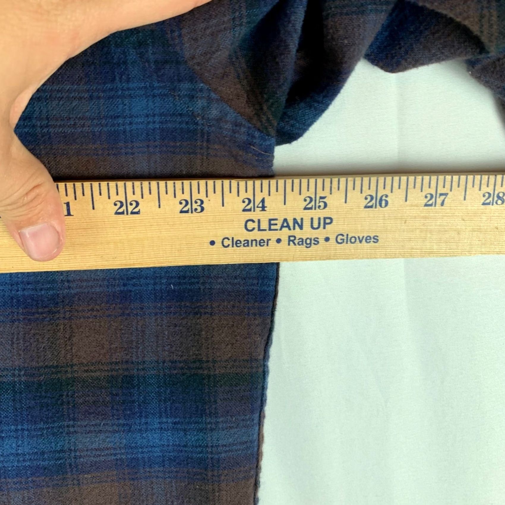 Pendleton Pendleton Mason Button Down Shirt Mens XL Blue Brown Plaid Cotton Flannel Size US XL / EU 56 / 4 - 5 Thumbnail