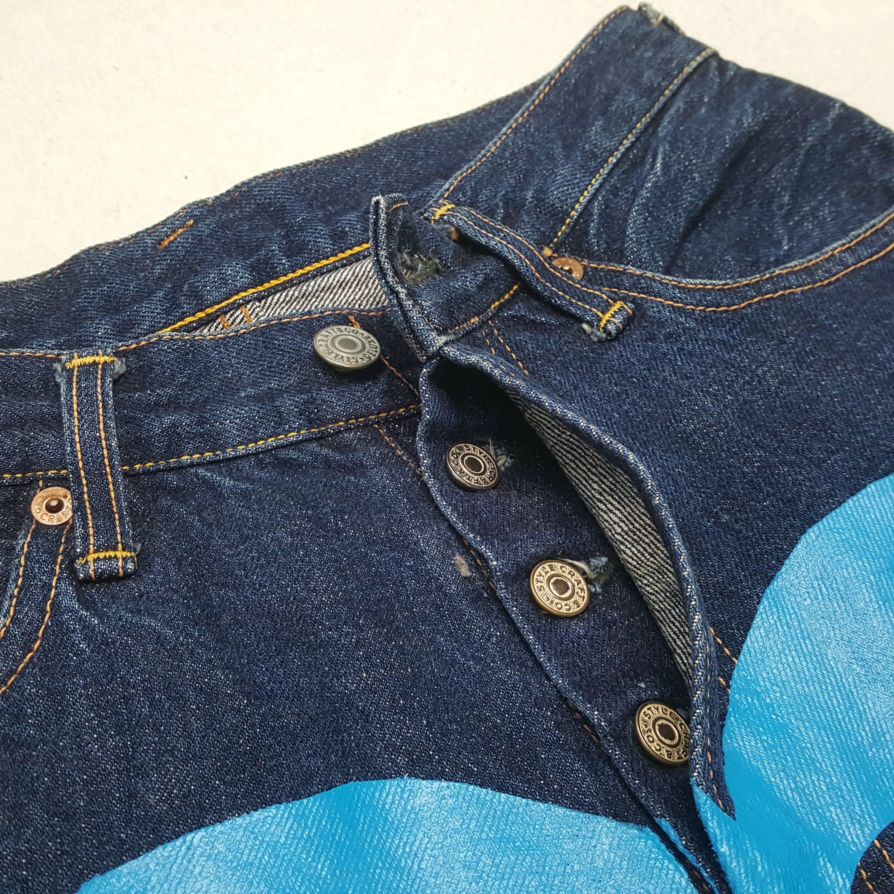 Evisu × Japanese Brand × Vintage Vintage Evisu Japanese Brand Daicock Custom Jeans C280N24 Size 24" / US 00 / IT 34 - 13 Thumbnail
