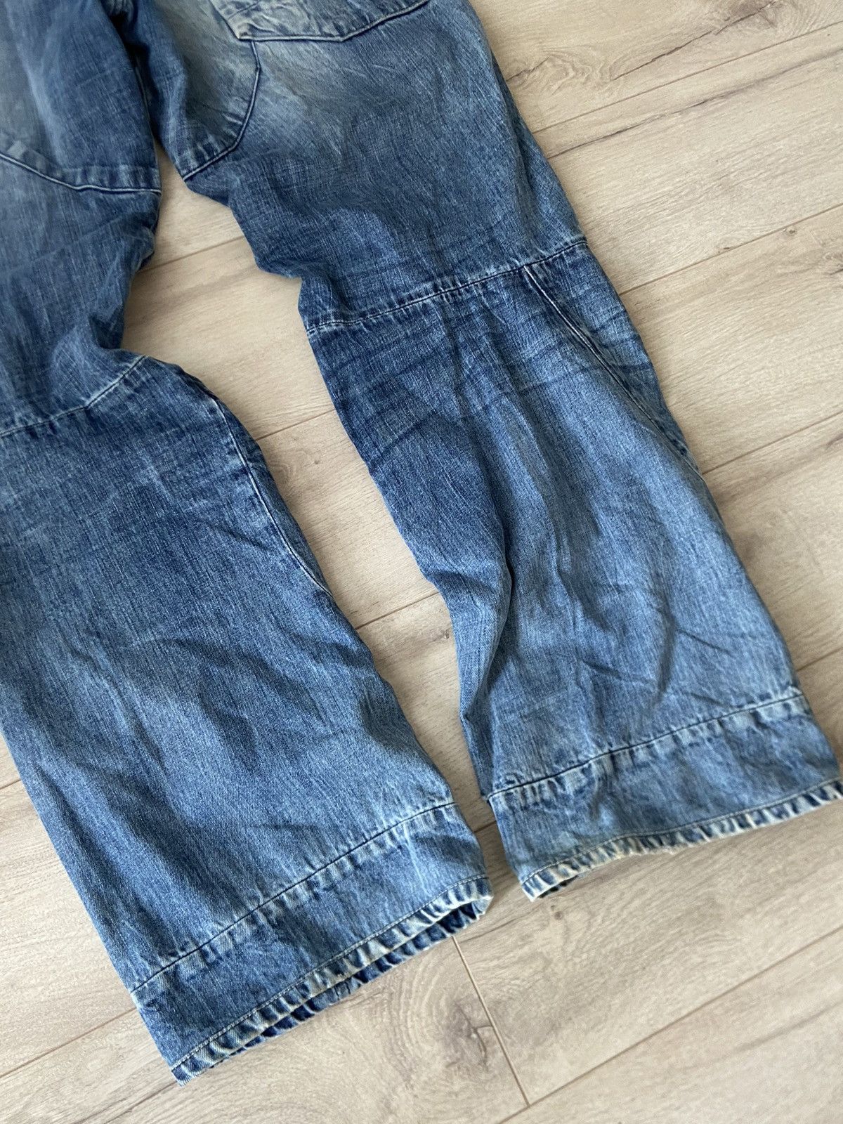 G-Star × Vintage G Star Raw Cargo Pants Denim Jeans Y2K style Size US 33 - 3 Thumbnail