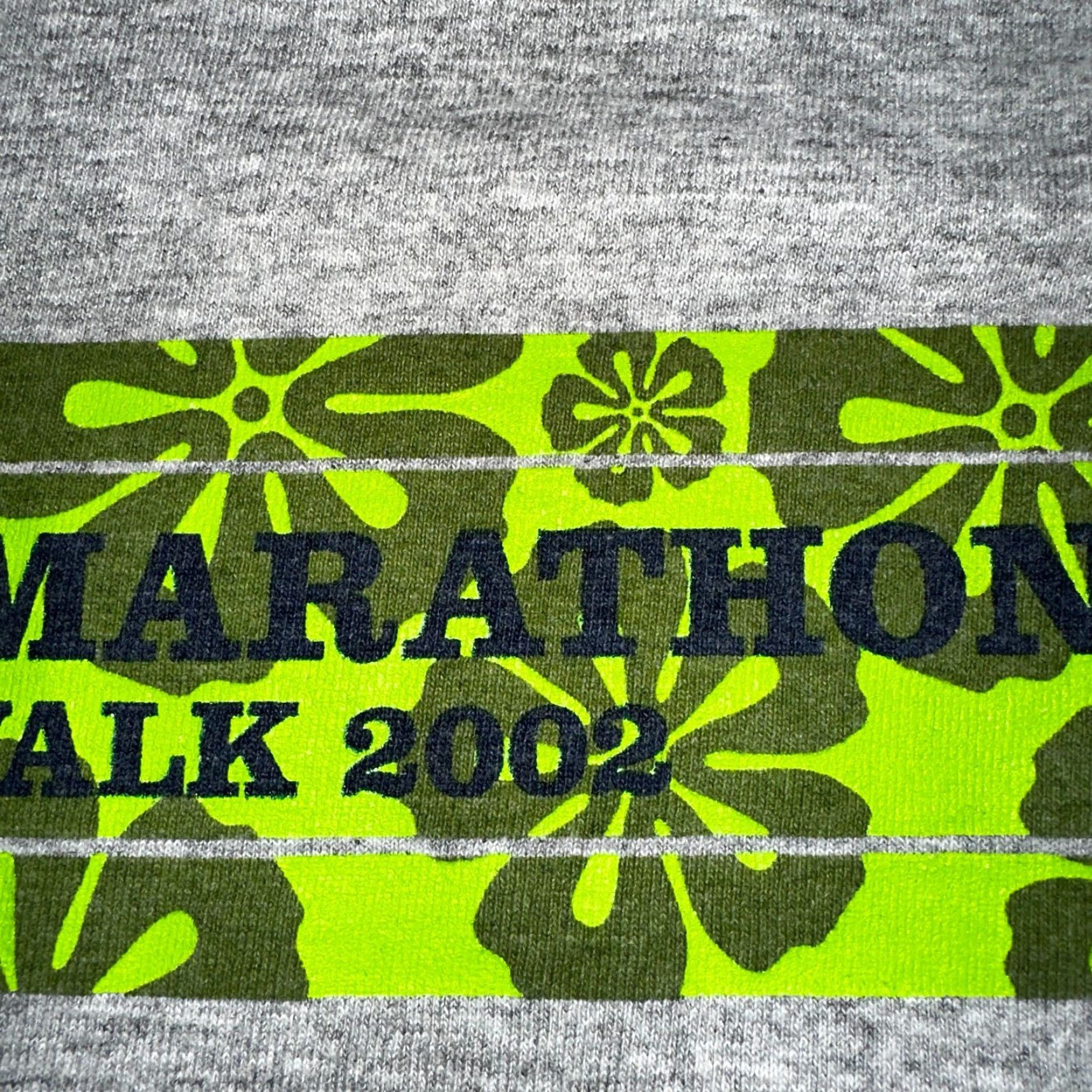 Nike VINTAGE Nike Honolulu 2002 VTG T Shirt Silver Tag Marathon Run Floral Box Logo Y2K Men L Gray Crew Neck Short Sleeve Shirt Mens Size US L / EU 52-54 / 3 - 4 Thumbnail