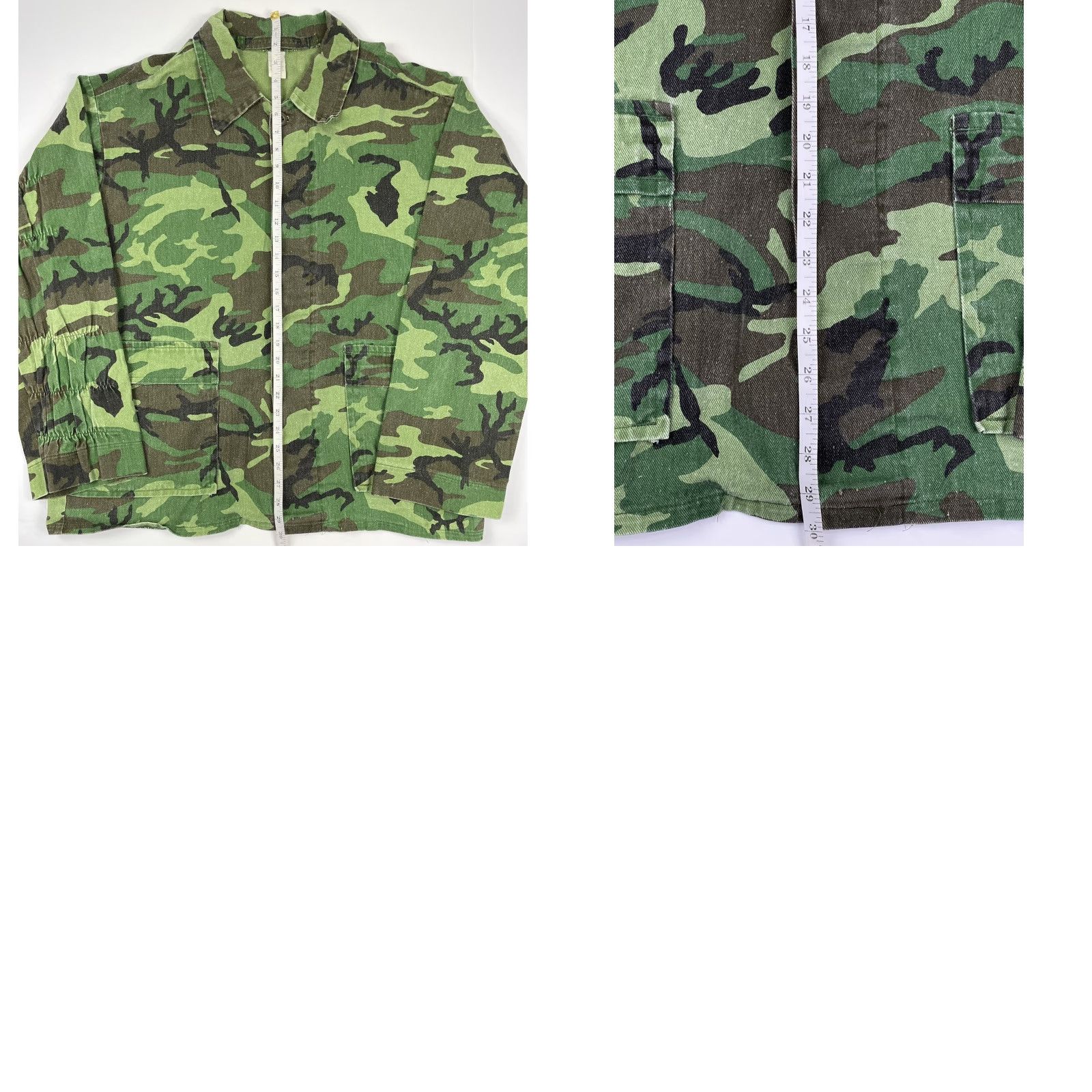 Vintage VINTAGE USA Canvas Camo Jacket – MT Field XL Men's Coat, Green, Full Zip, Multi-Pocket, 70s 80s, Workwear, Fall Winter Spring, Men's Size US XL / EU 56 / 4 - 8 Thumbnail