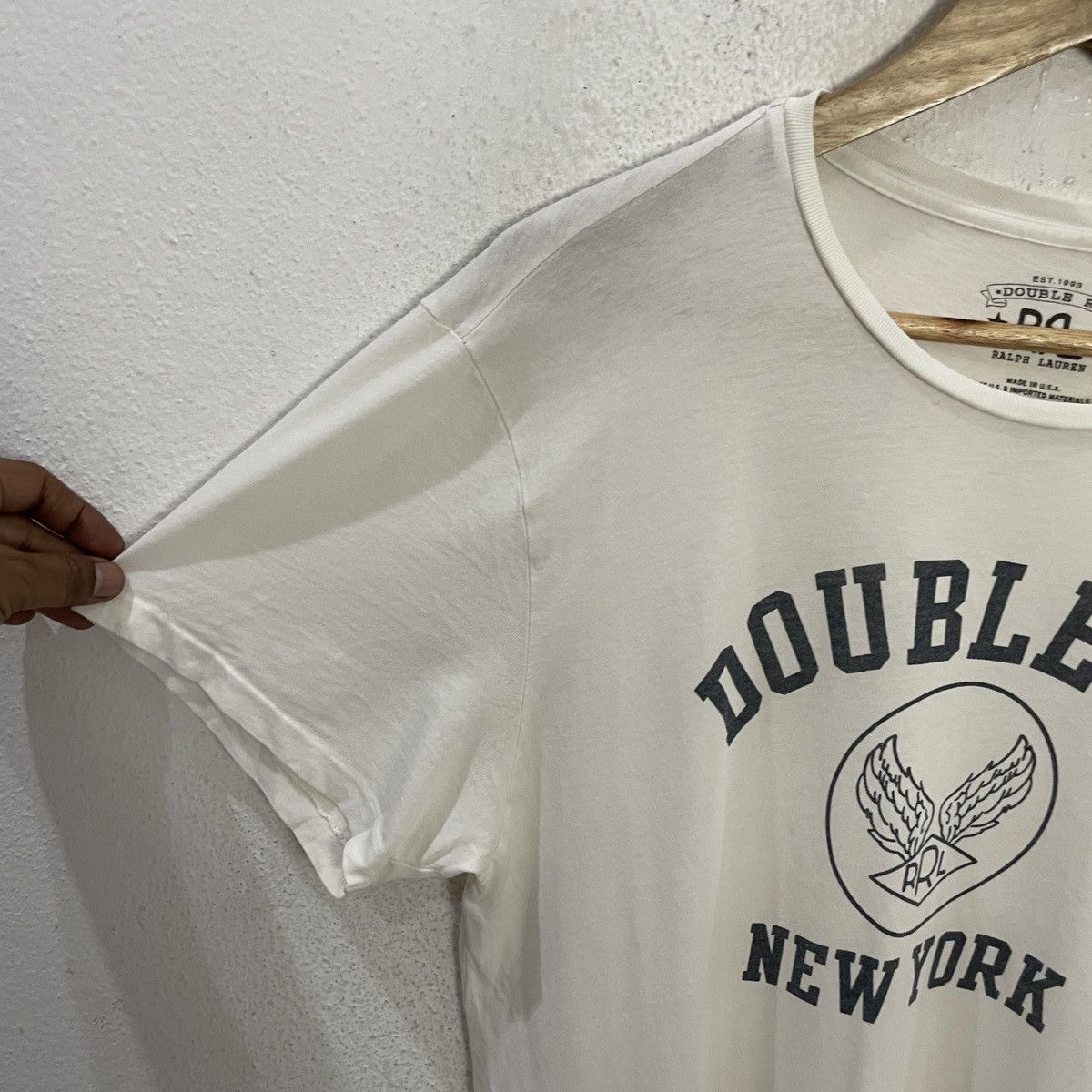 RRL Ralph Lauren Vintage Y2k Double RL RRL T-shirt Size US S / EU 44-46 / 1 - 3 Thumbnail