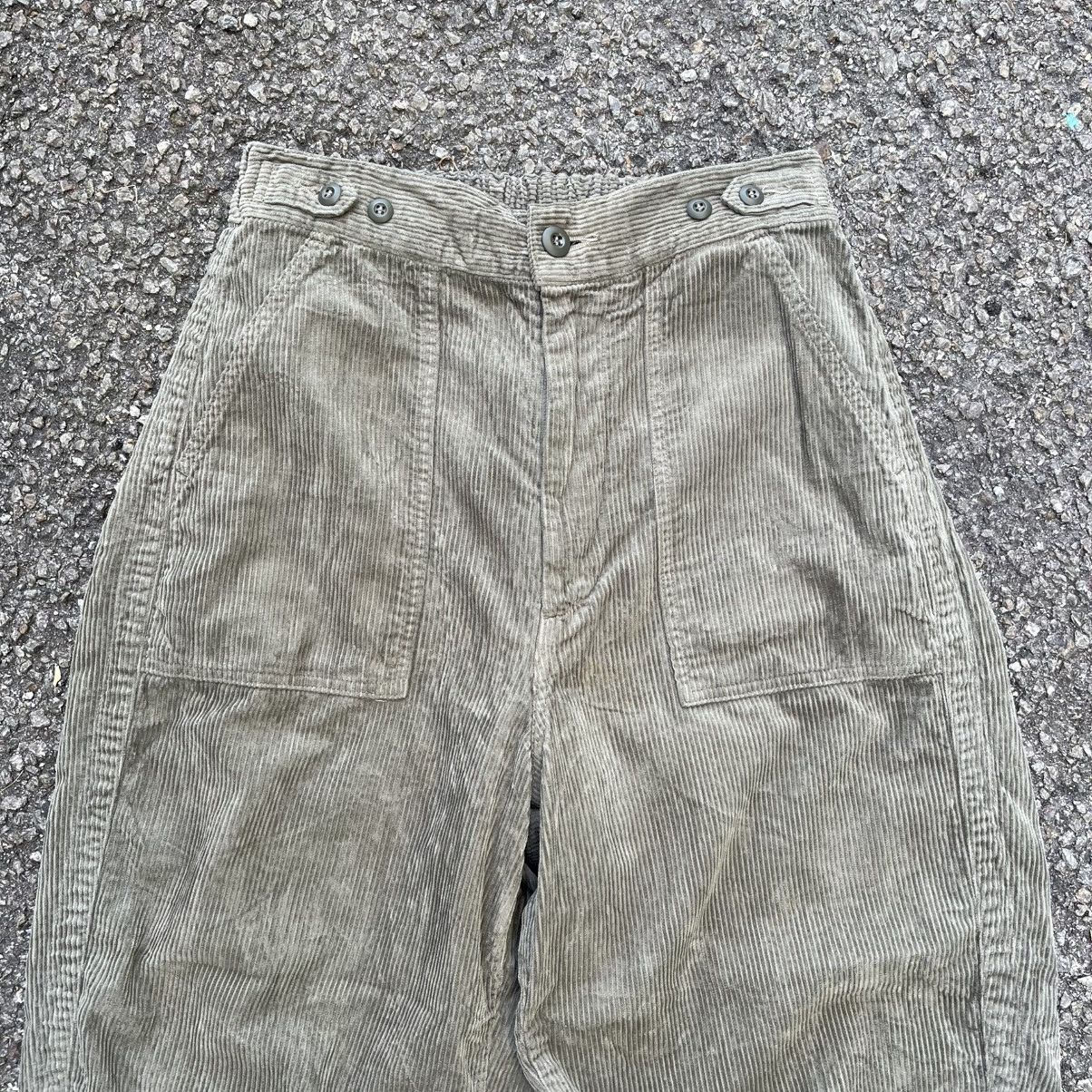 Beauty Beast Baggy Balloon Corduroy Pants Sakula Japan Army Green Size US 30 / EU 46 - 3 Thumbnail