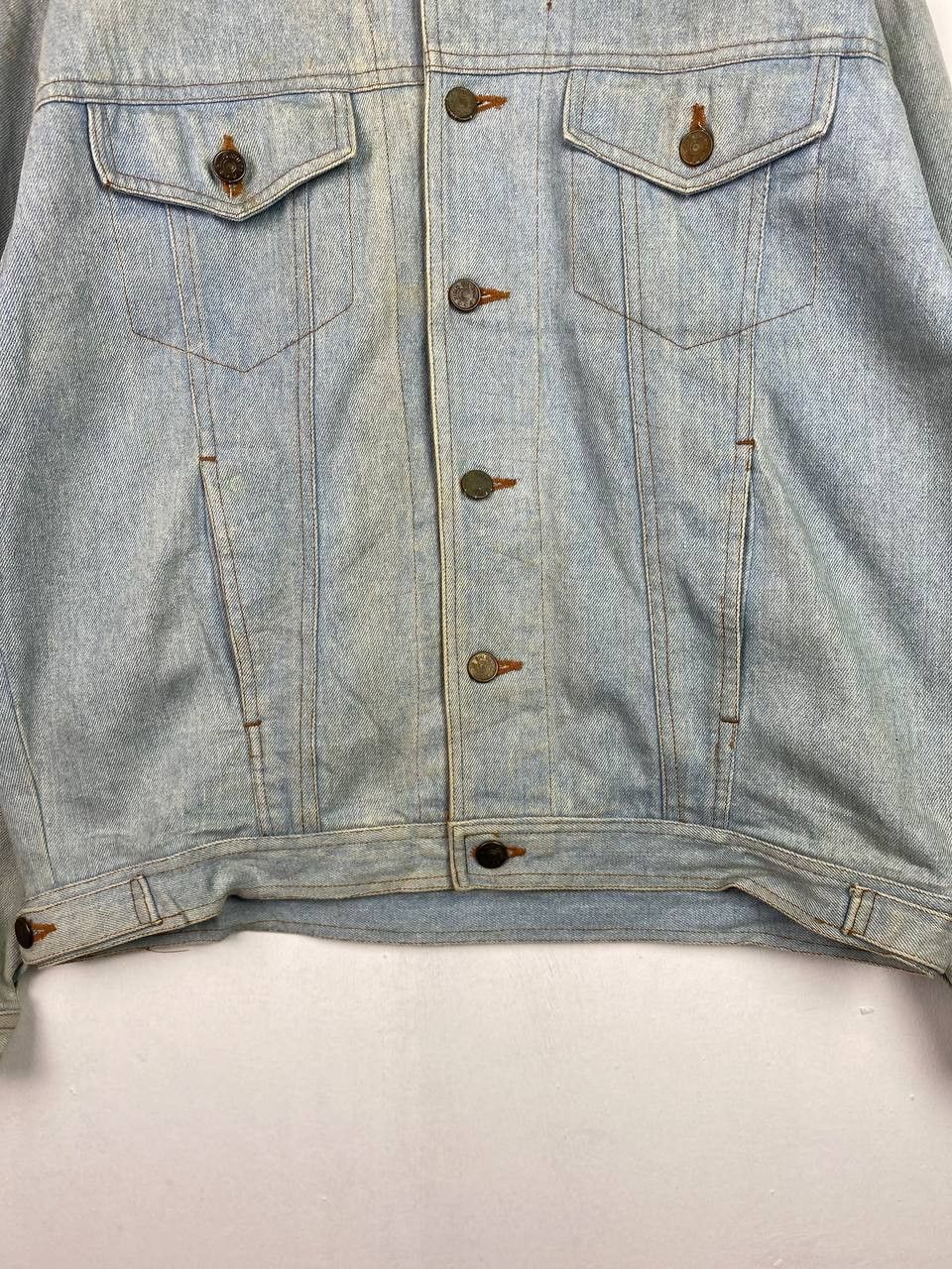 Japanese Brand vintage japanese brands denim jacket nice design Size US M / EU 48-50 / 2 - 3 Thumbnail
