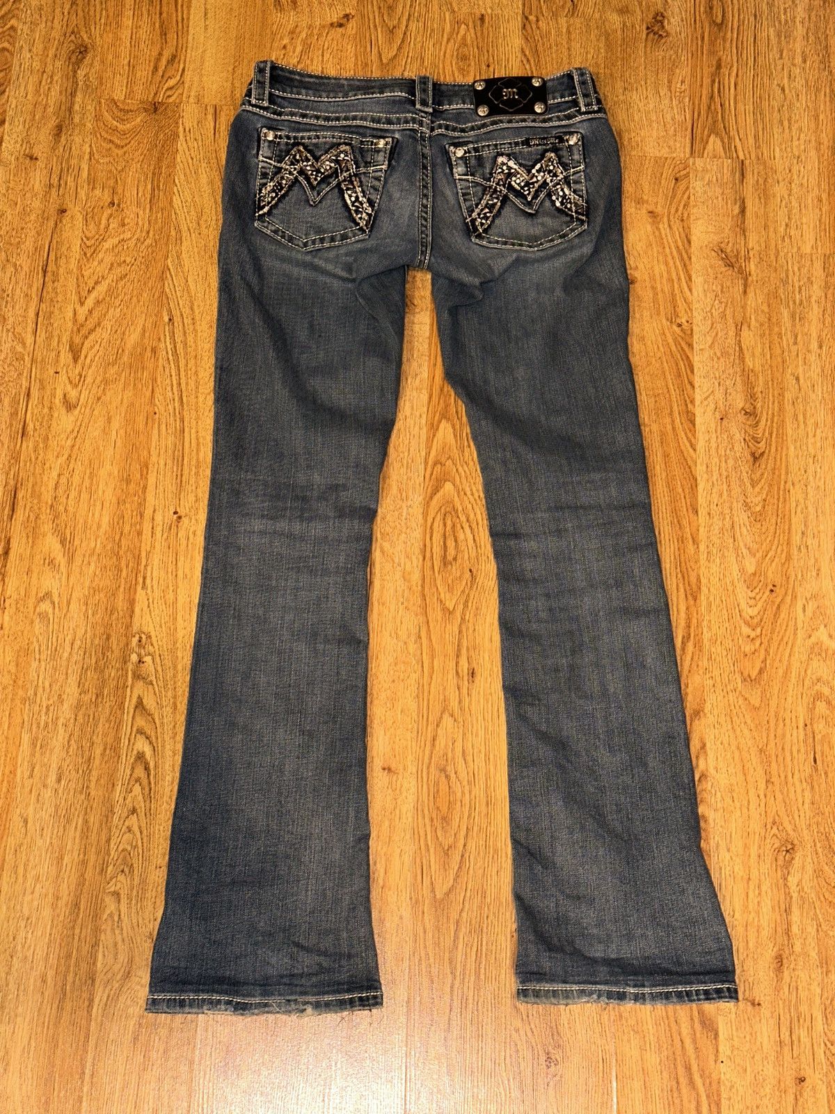 Miss Me Miss Me Bootcut Embellished Jeweled Boot Jeans JM8306B Size 30" / US 8 / IT 44 - 1 Thumbnail