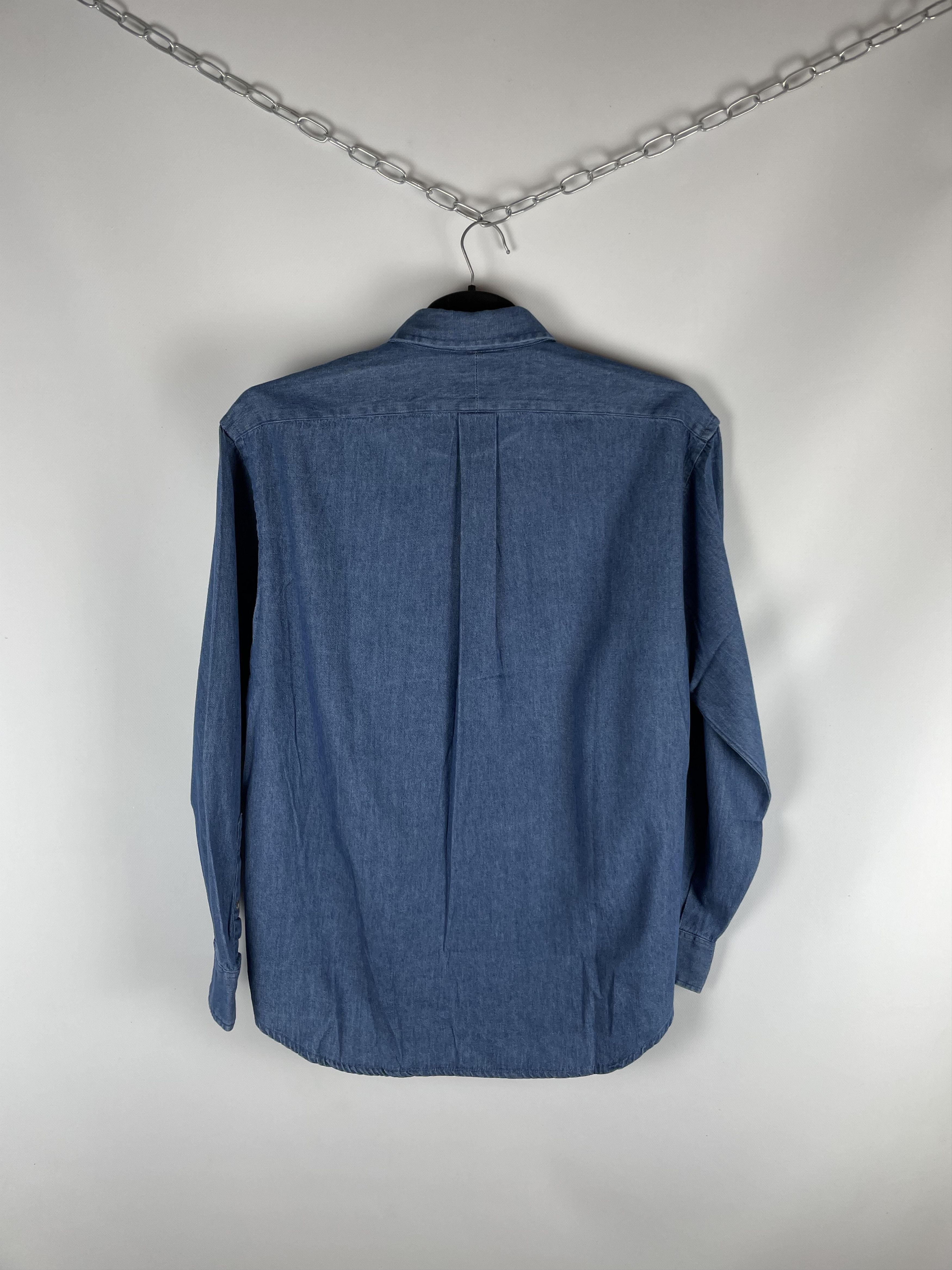 Polo Ralph Lauren Polo Ralph Lauren Vintage Mens Denim Shirt Size US L / EU 52-54 / 3 - 7 Thumbnail