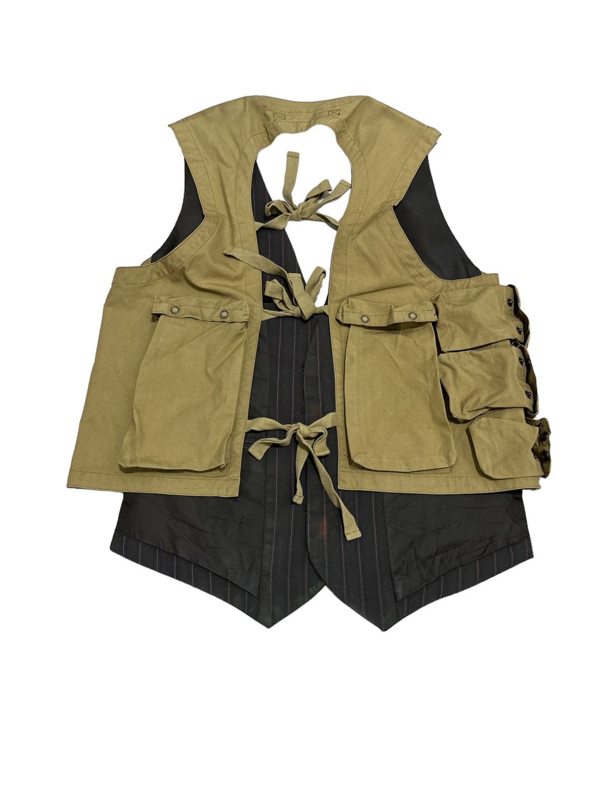 Maison MIHARA YASUHIRO Archived Miharayasuhiro Bondage Docking Vest Tactical Pocket Size US M / EU 48-50 / 2 - 2 Thumbnail