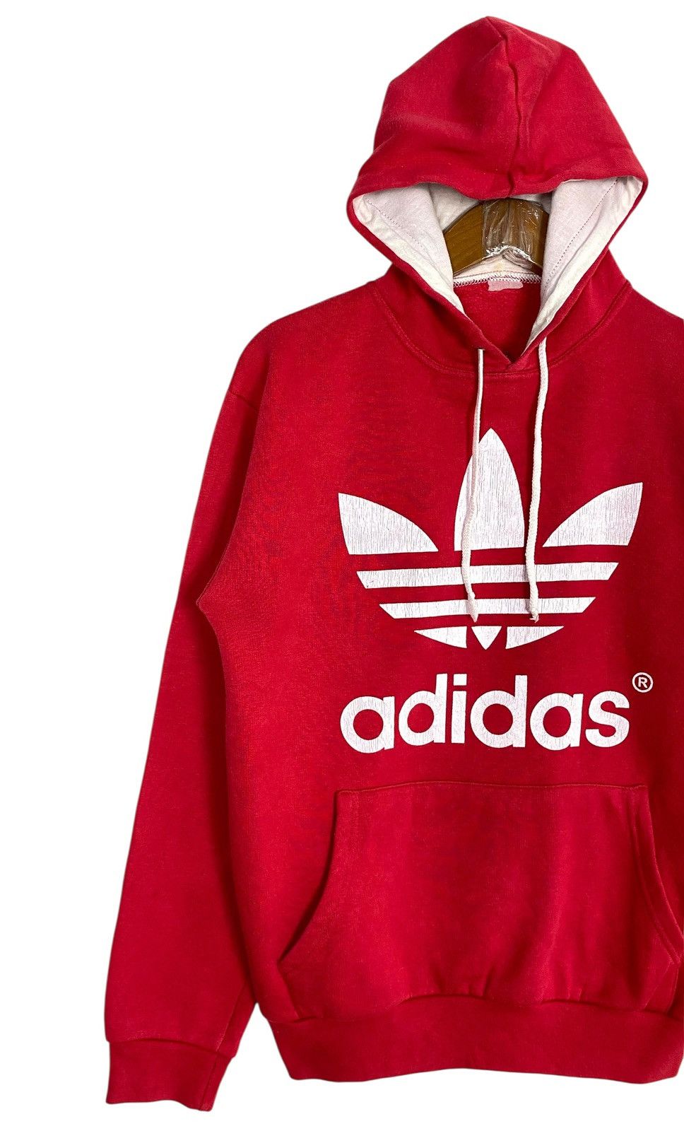 Adidas Rare‼️ Vintage Adidas Hoodie Trefoil Big Logo Size US S / EU 44-46 / 1 - 2 Thumbnail