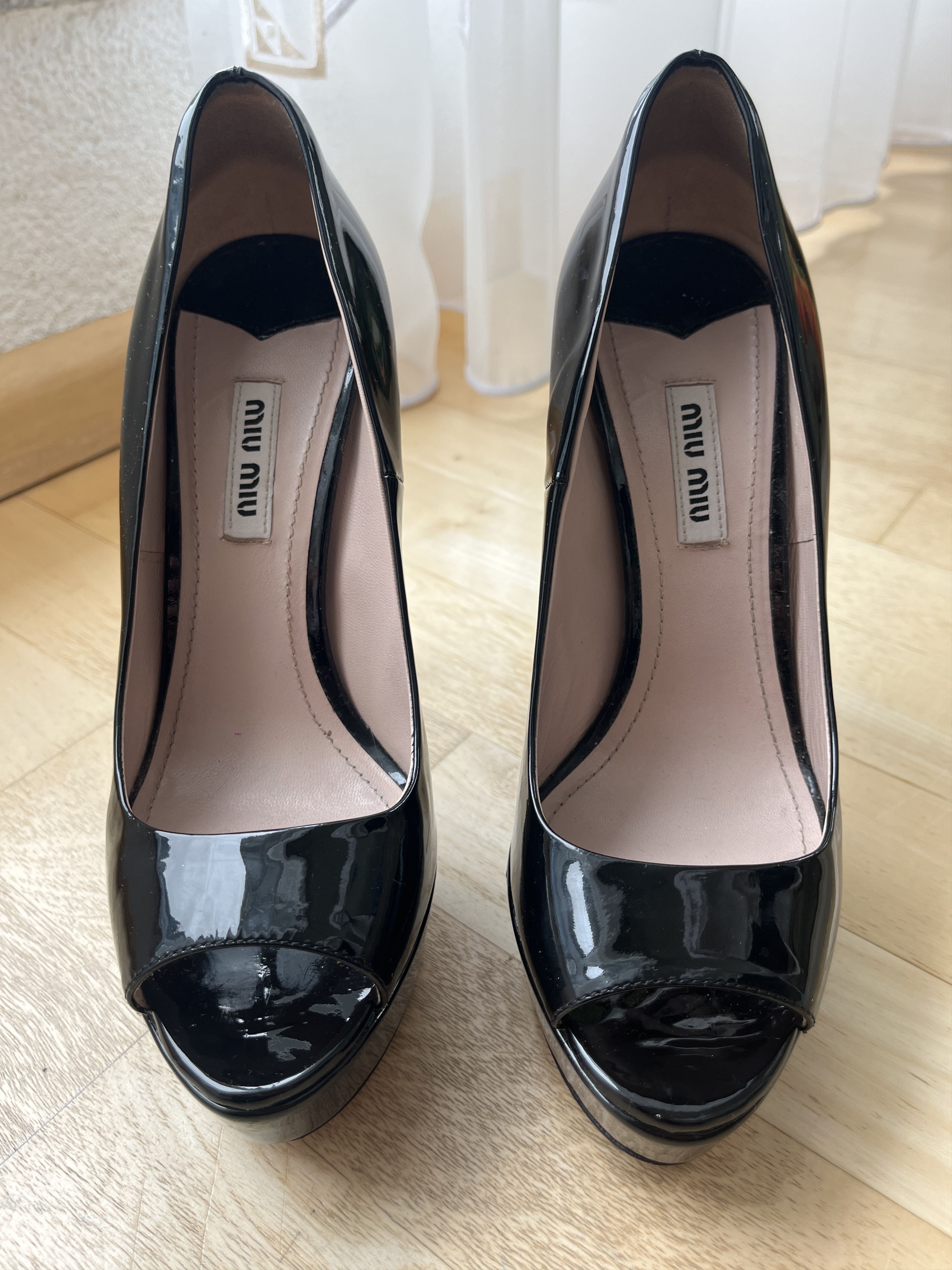 Miu Miu Miu Miu peeptoes Size US 7 / IT 37 - 11 Thumbnail