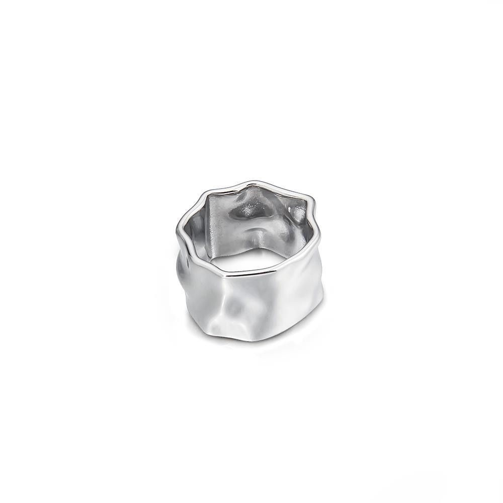 Jewelry Vibe Jewelry Rings Open Size Chrome Ring (Size 7-13) Size ONE SIZE - 4 Thumbnail