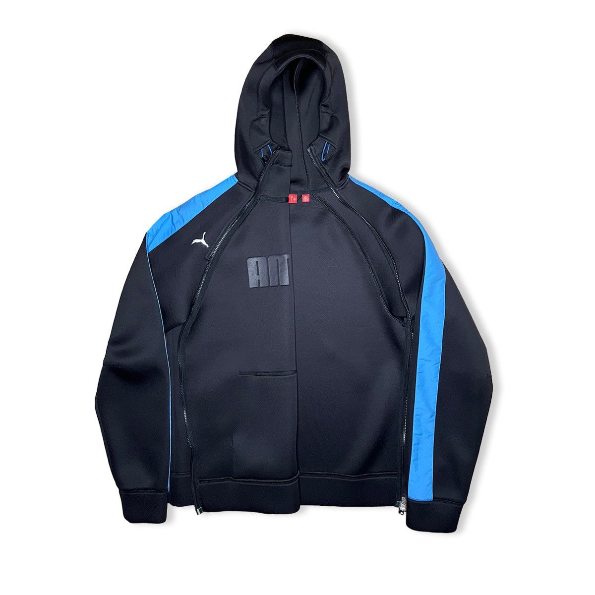 Puma 2000’s Puma Scuba Dual Zip Technical Hoodie Size US L / EU 52-54 / 3 - 4 Thumbnail