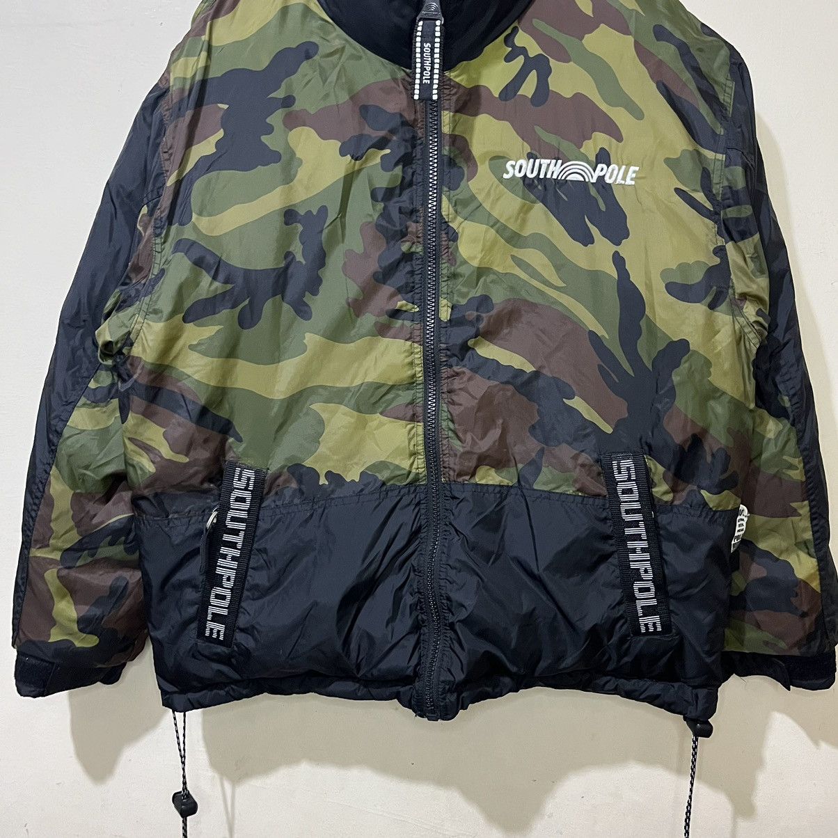 Southpole Y2K SOUTHPOLE Hiphop Reversible Down Puffer Jacket Size US S / EU 44-46 / 1 - 3 Thumbnail
