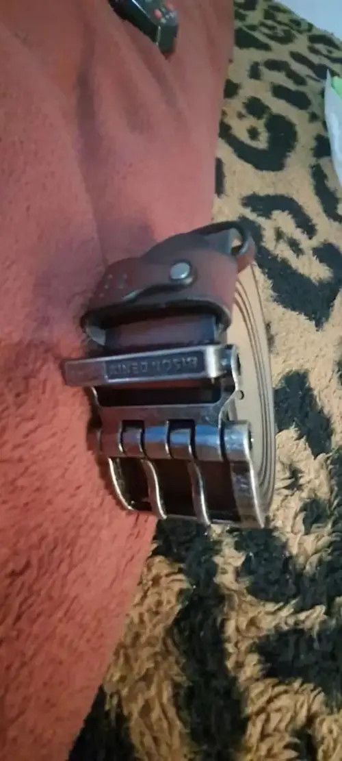 Wall + Water Genuine Leather Belt Bison Denim Size ONE SIZE - 3 Thumbnail