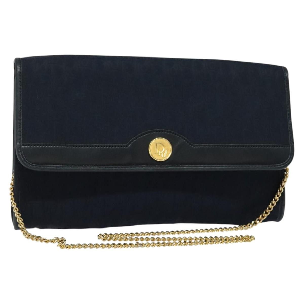 Dior Christian Dior Vintage Chain Flap Diorissimo Canvas Size ONE SIZE - 1 Thumbnail