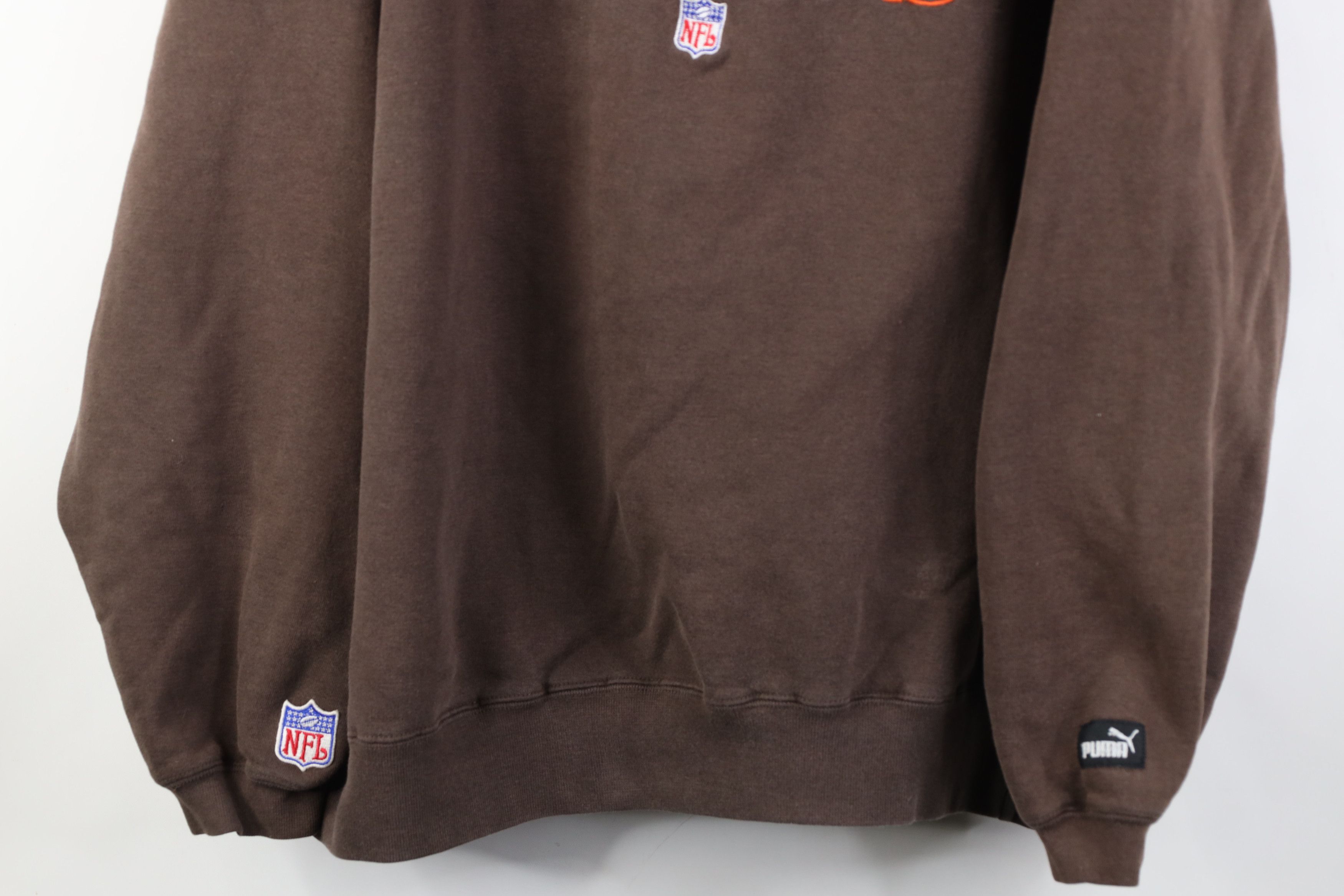 Vintage Vintage 90s NFL Spell Cleveland Browns Football Sweatshirt Size US XXL / EU 58 / 5 - 3 Thumbnail