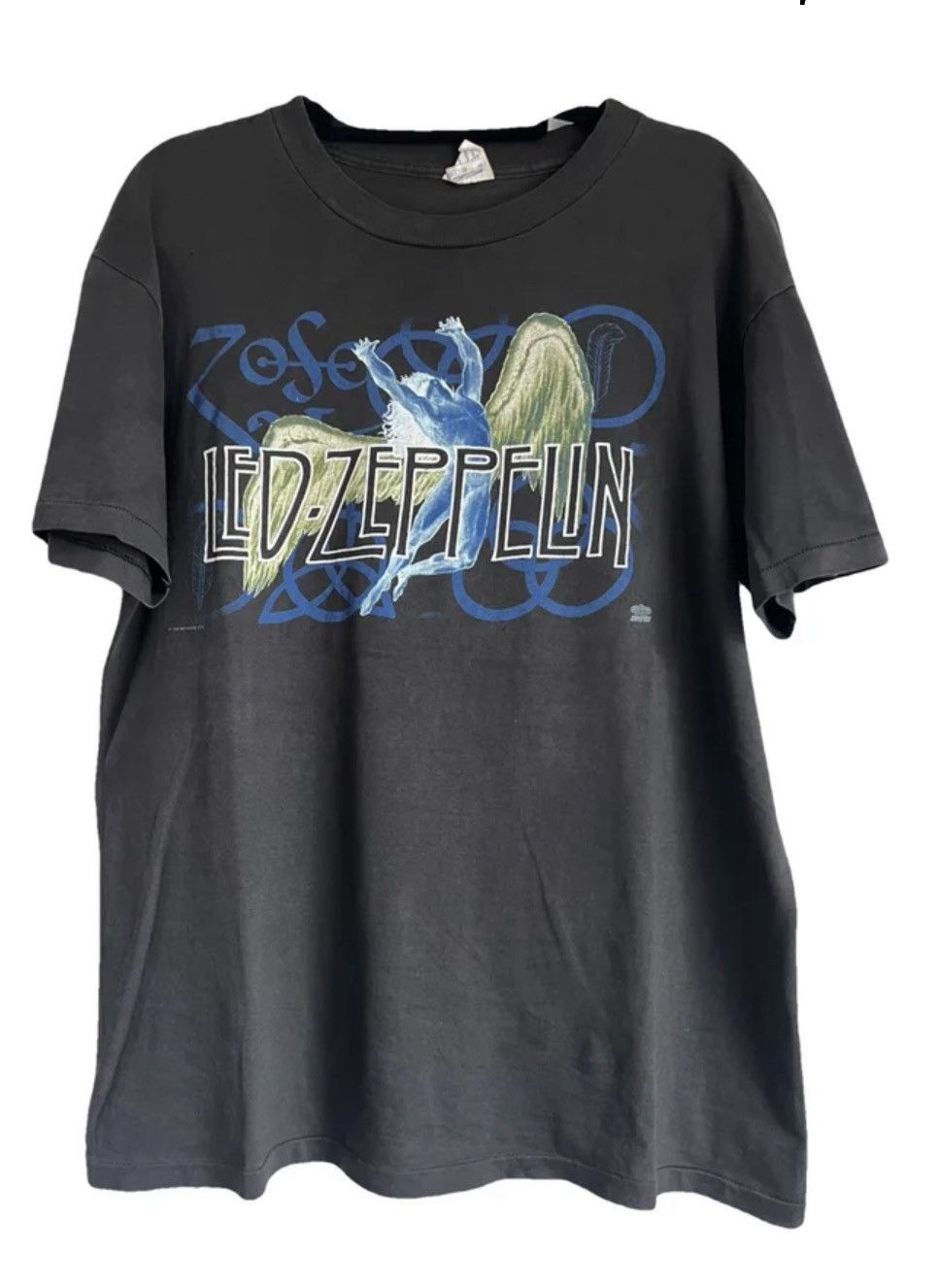 Band Tees × Led Zeppelin × Vintage Vintage LED ZEPPELIN British Rock Band Tees Size US L / EU 52-54 / 3 - 1 Thumbnail