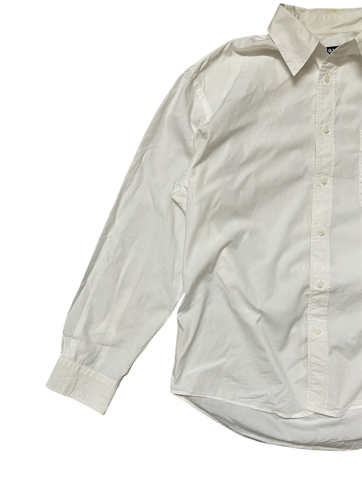 Uniqlo unqilo white longsleeve shirt relax fit Size US L / EU 52-54 / 3 - 3 Thumbnail