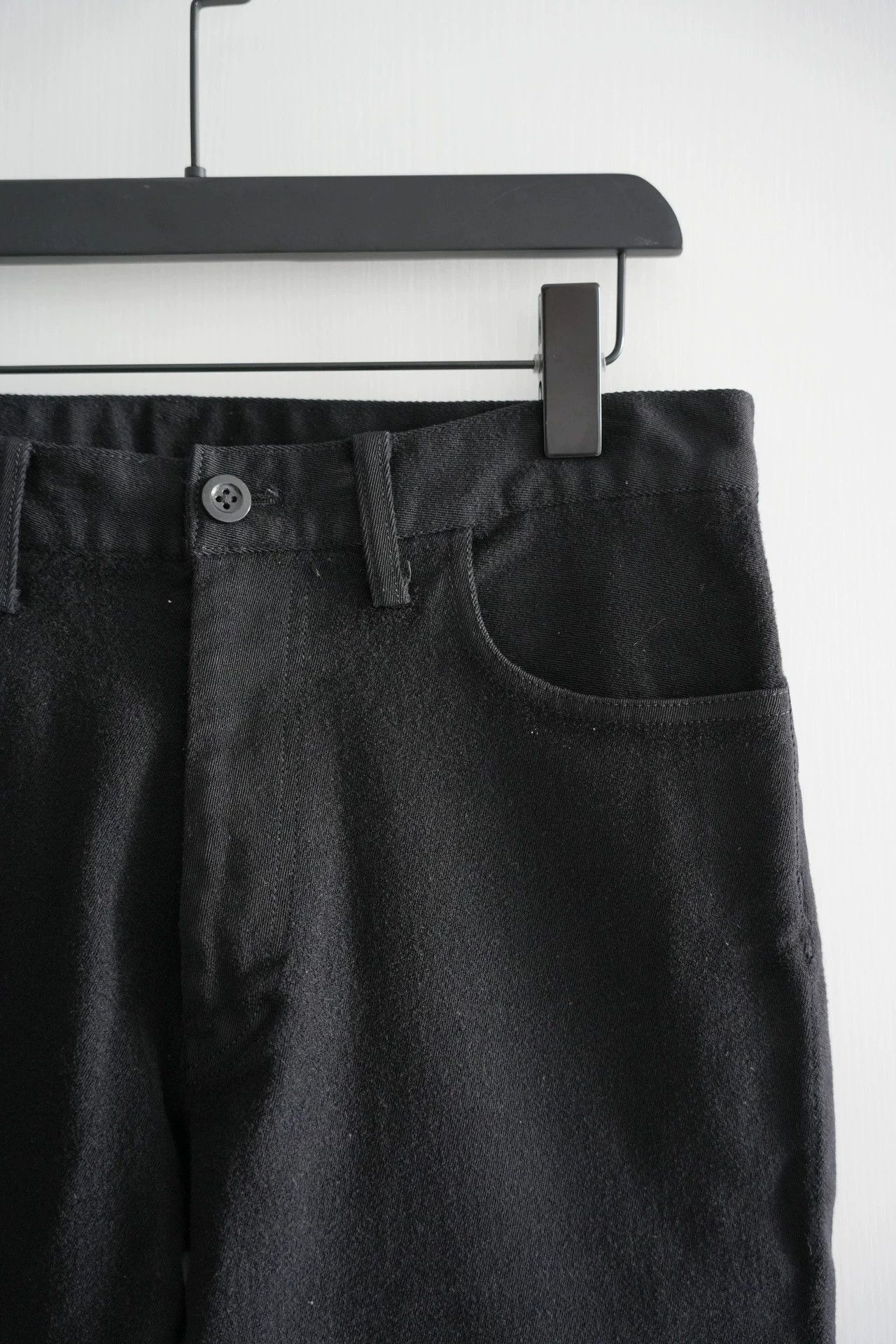 Yohji Yamamoto Yohji Yamamoto 04AW Runway Wool-Nylon Denim Jeans Size US 34 / EU 50 - 3 Thumbnail