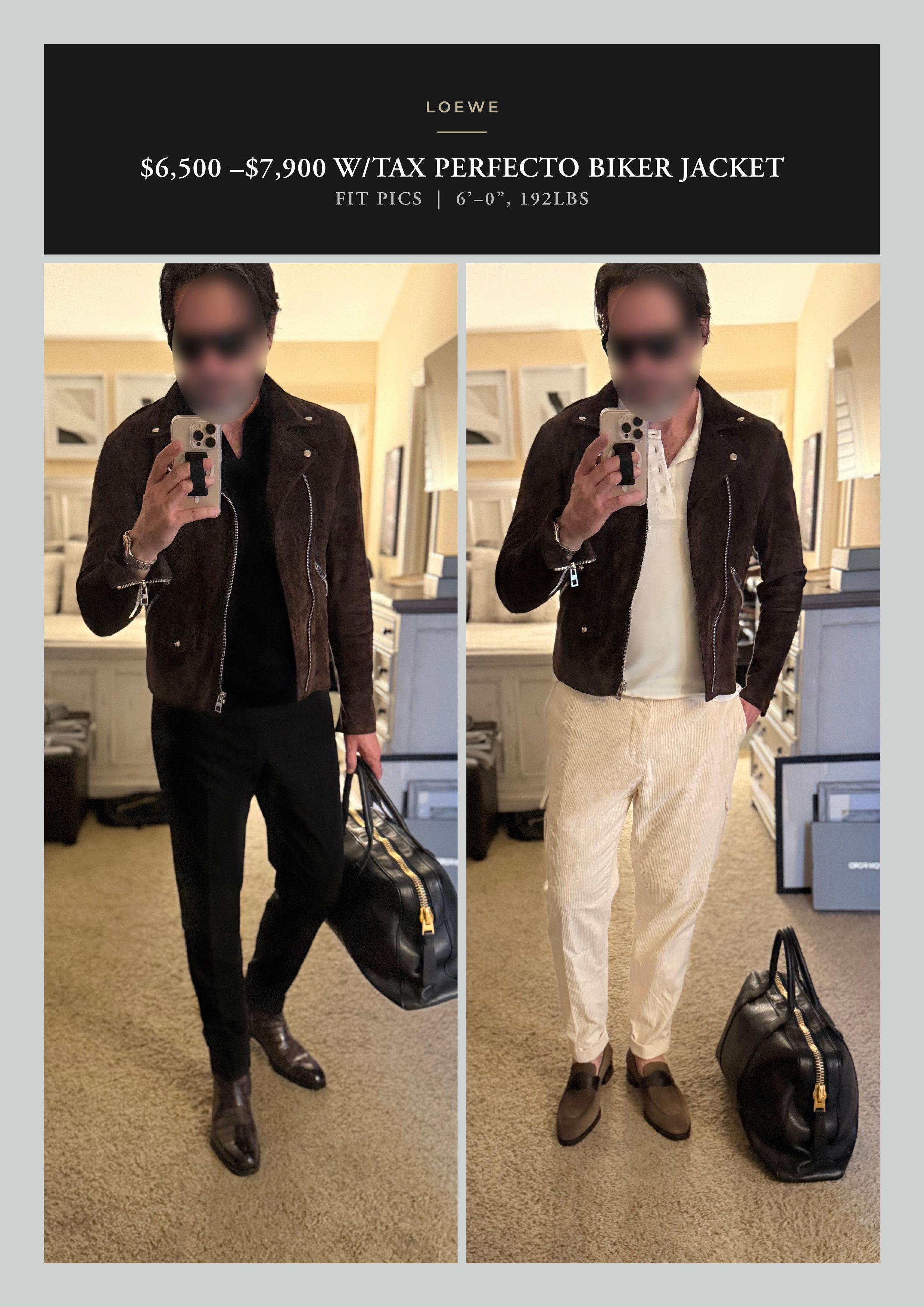 Loewe Collector Piece, Rare LOEWE JW Anderson Suede Biker Size US M / EU 48-50 / 2 - 3 Thumbnail