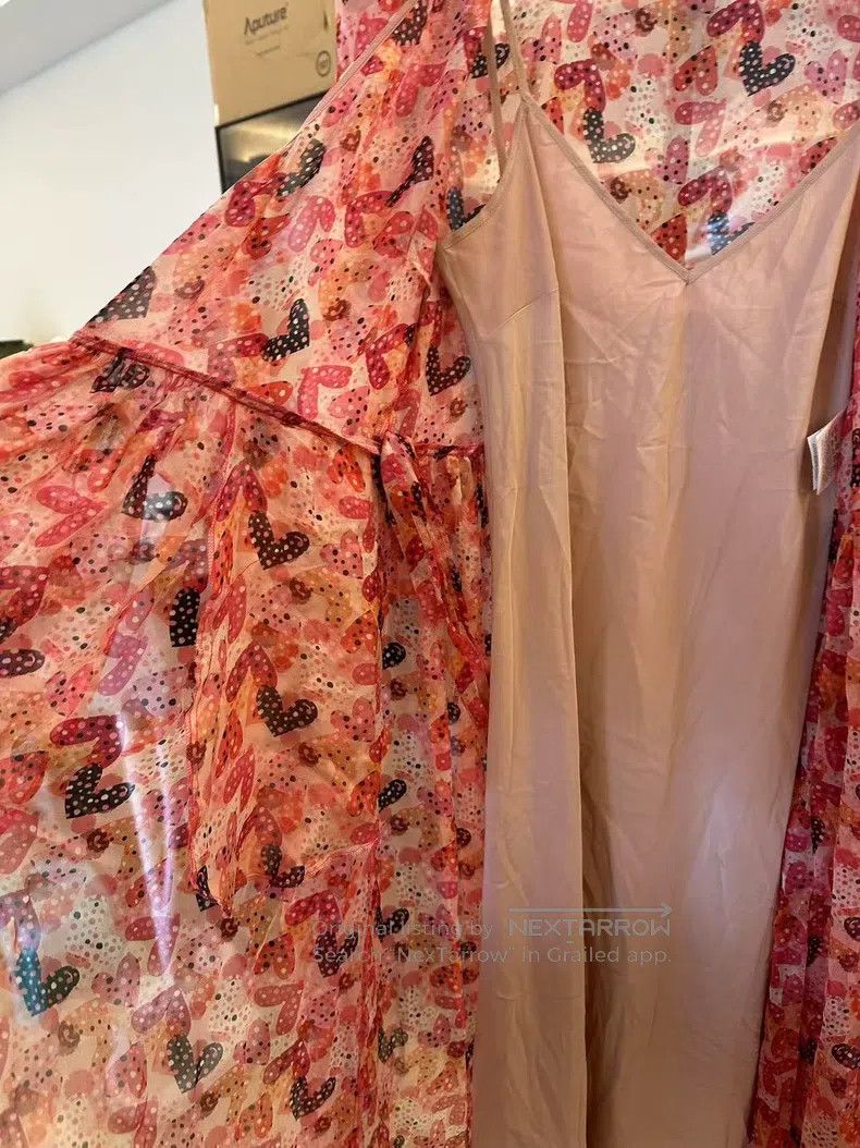 Valentino Valentino Printed silk long-sleeved dress Size S / US 4 / IT 40 - 7 Thumbnail