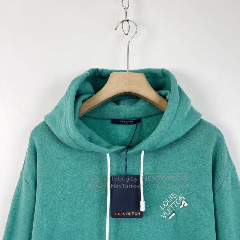 Louis Vuitton Louis Vuitton Lake green pin logo embroidered monogram hoo Size US XXL / EU 58 / 5 - 3 Thumbnail