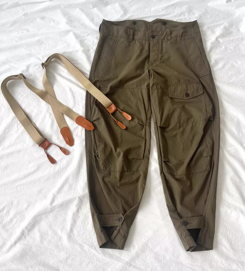 Yohji Yamamoto Yohji Yamamoto size 3 Army Green Vintage Strap Overalls pa Size US 30 / EU 46 - 3 Thumbnail