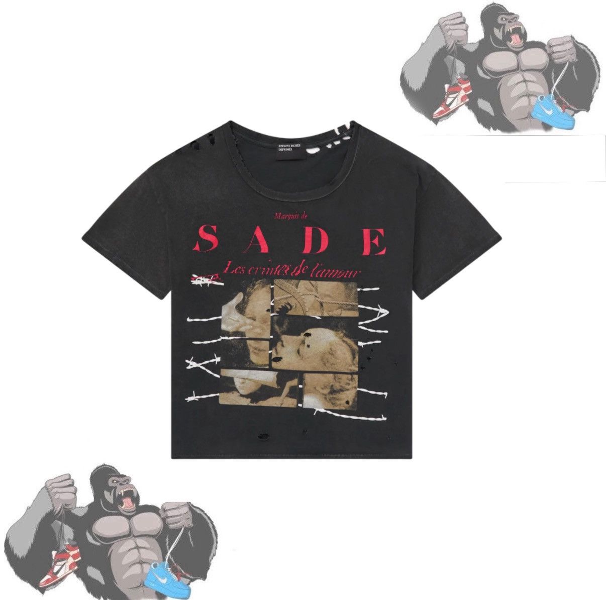 Enfants Riches Deprimes Enfants Riches Deprimes Les Crimes De L'Amour Tee Size US XXL / EU 58 / 5 - 1 Thumbnail