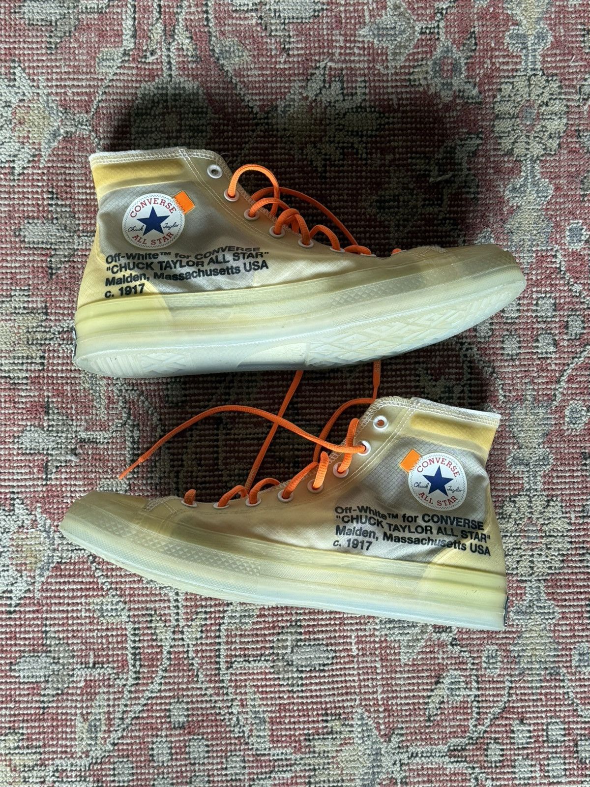 Converse × Off-White Convere x off white cirgil abloh Size US 13 / EU 46 - 4 Thumbnail