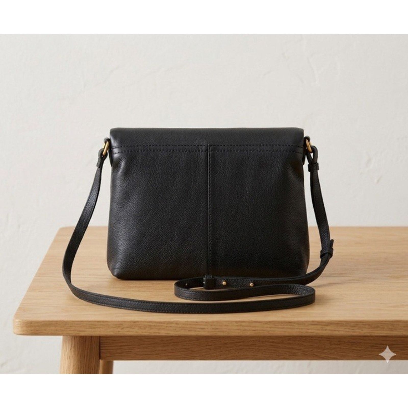 Other Margot New York Handbag Genuine Black Leather Crossbody, GUC Size ONE SIZE - 3 Thumbnail