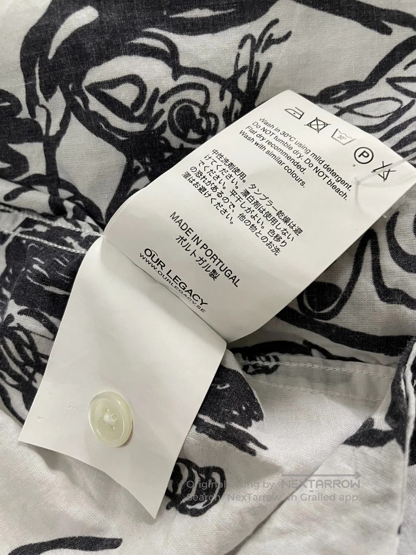 Our Legacy Our Legacy Oversized Shirt for Men. Size US M / EU 48-50 / 2 - 3 Thumbnail