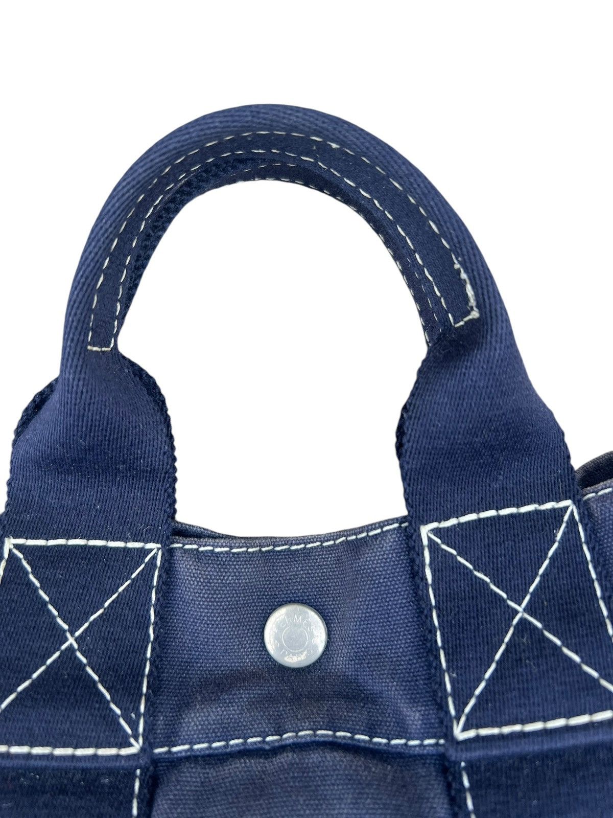 Hermes Vintage Hermes Fourre Tout Faded Blue Mini Tote Bag Size ONE SIZE - 8 Thumbnail