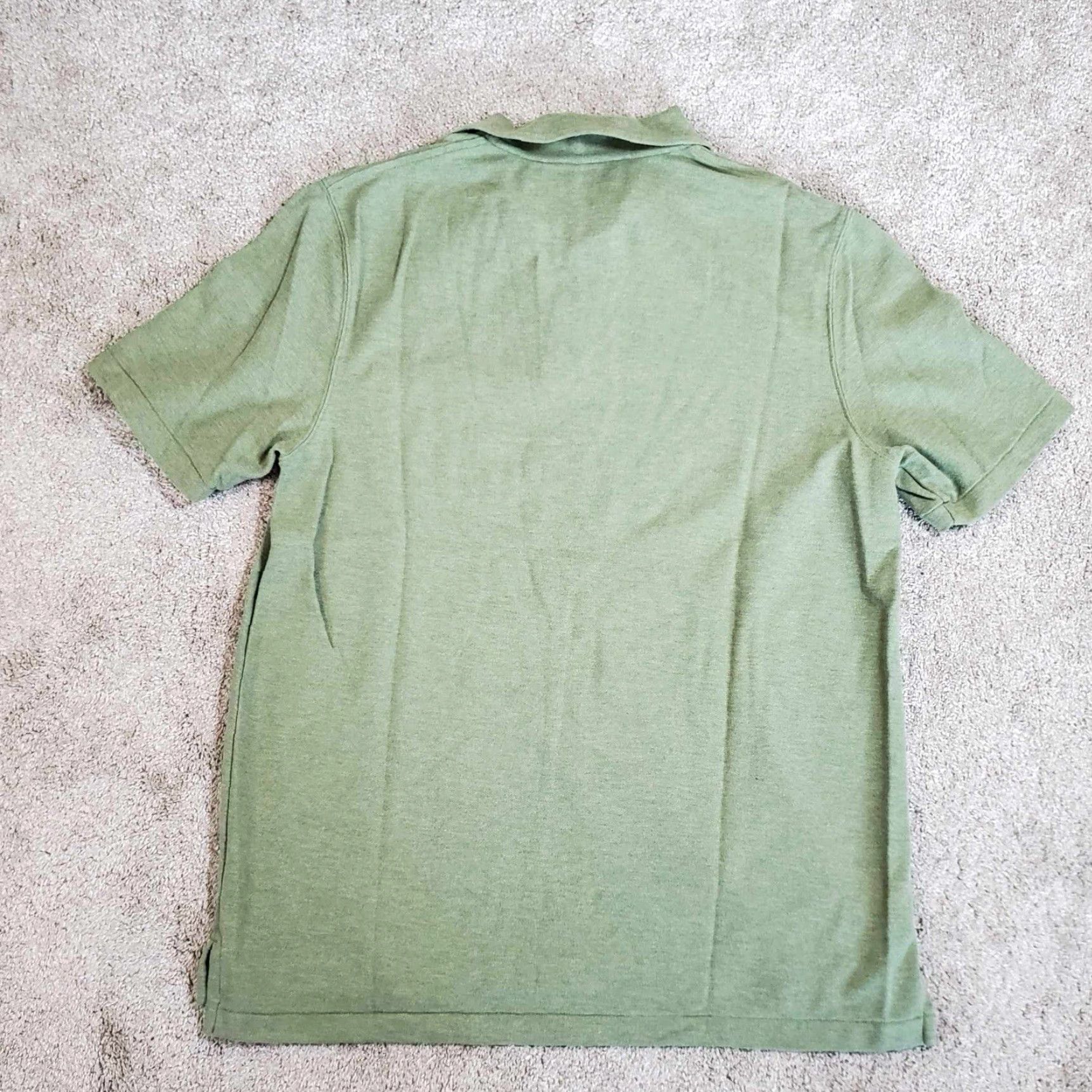 Vintage L.L.Bean Polo Shirt Men’s Olive Green L Regular Short Sleeve Cotton Polo Shirt, Green, Olive, L, Men, 90s? (No) Size US L / EU 52-54 / 3 - 3 Thumbnail