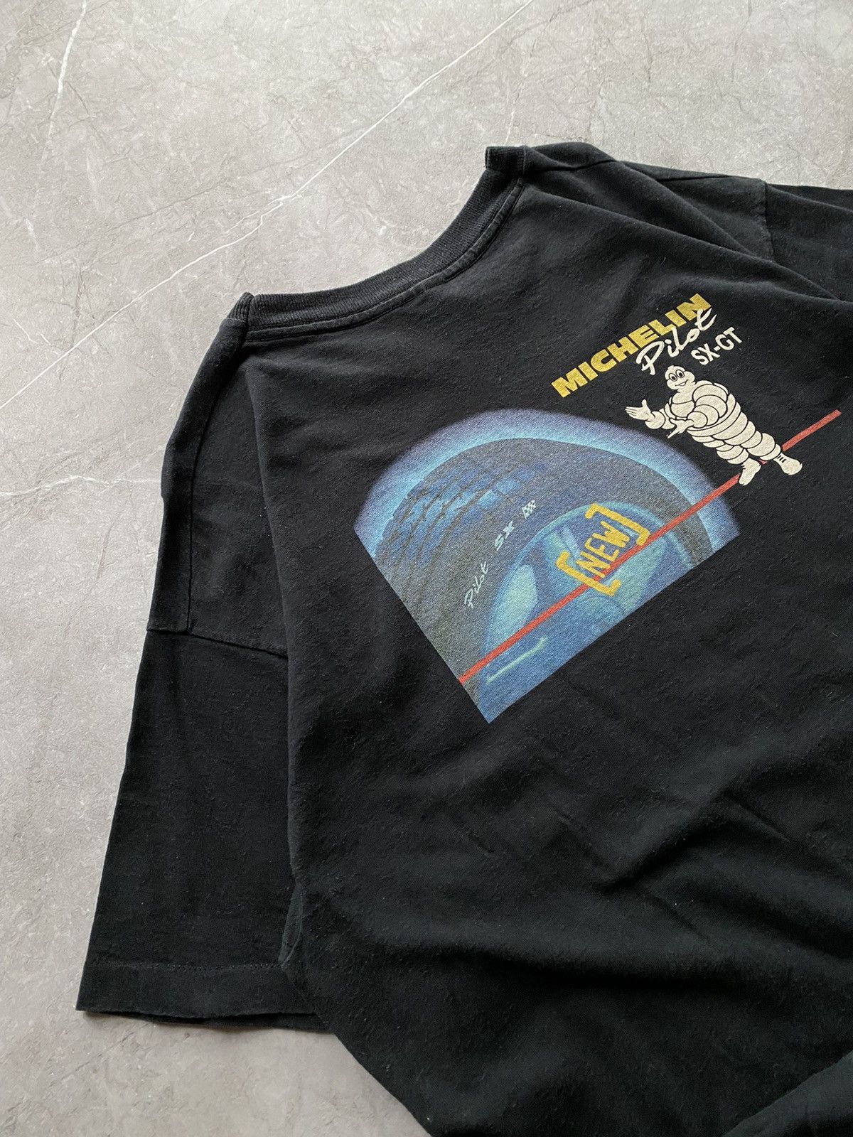 Vintage Vintage 90s Michelin Pilot SX GT Tires Promo Shirt Screen Size US XL / EU 56 / 4 - 3 Thumbnail
