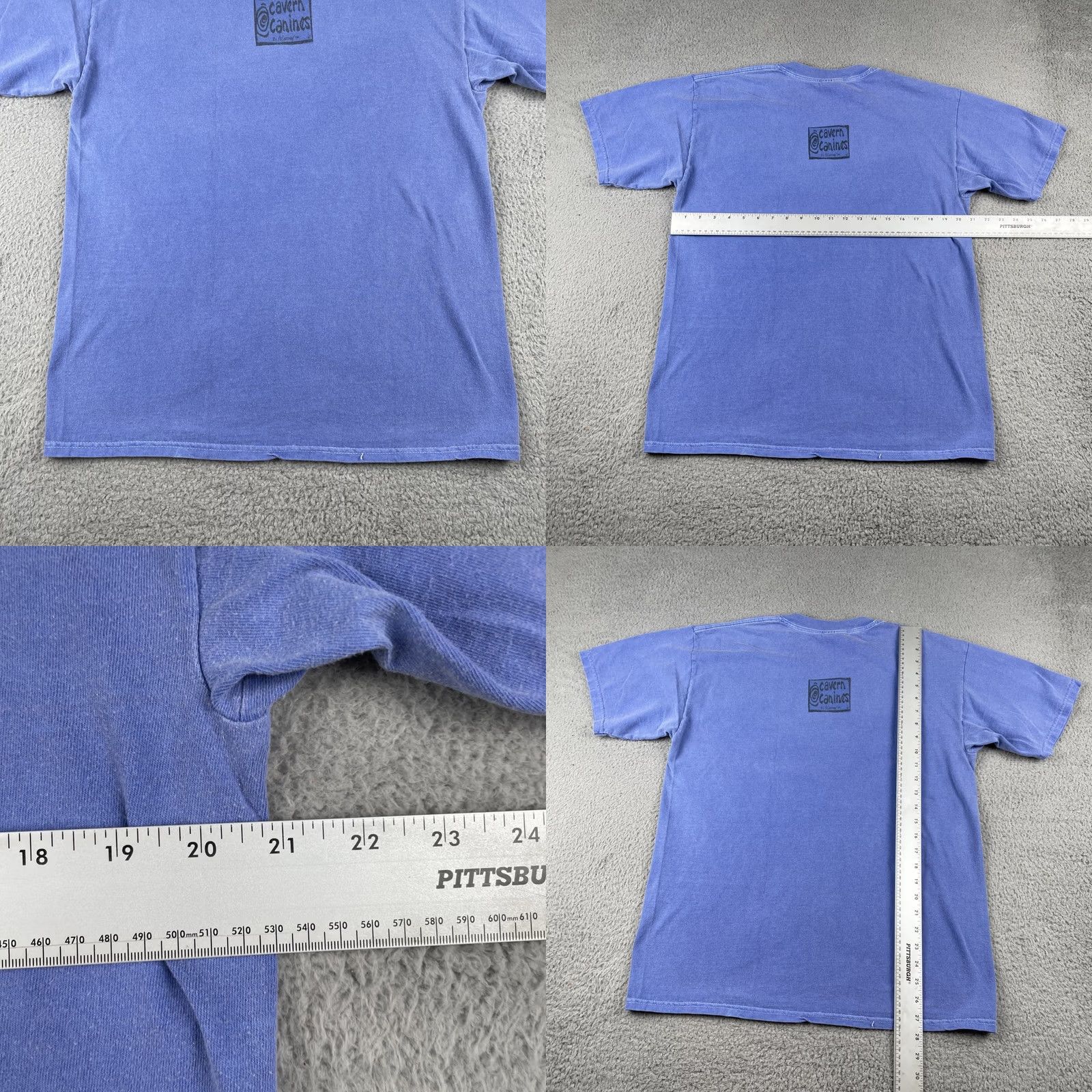 Gildan VINTAGE Gildan Blue Large T Shirt Cavern Canines Cocker Spaniel Dog Puppy Graphic 90s Mens Size US L / EU 52-54 / 3 - 9 Thumbnail
