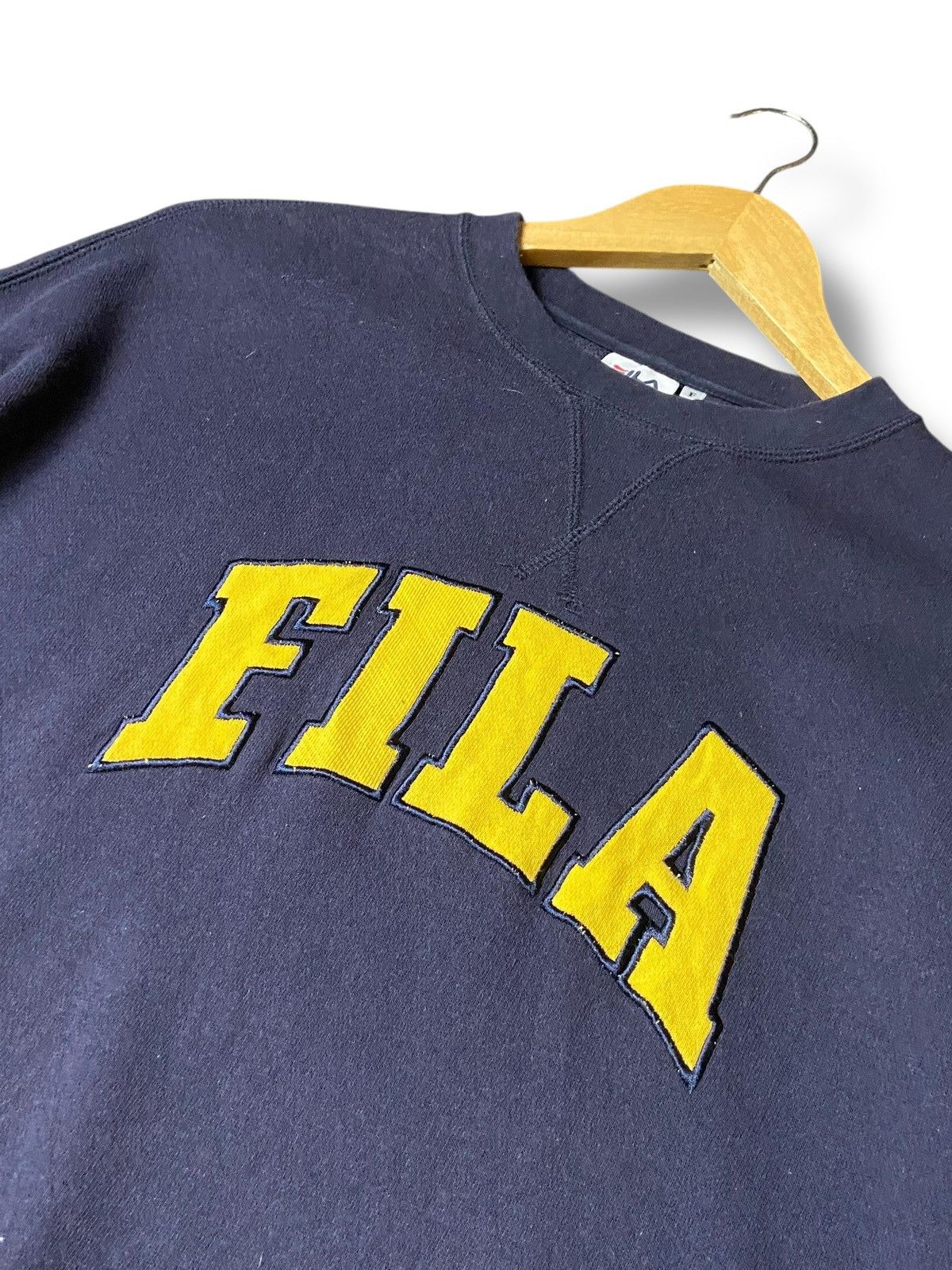 Fila × Japanese Brand × Vintage Vintage FILA Embroidered Pullover Sweatshirt (129) Size US S / EU 44-46 / 1 - 3 Thumbnail
