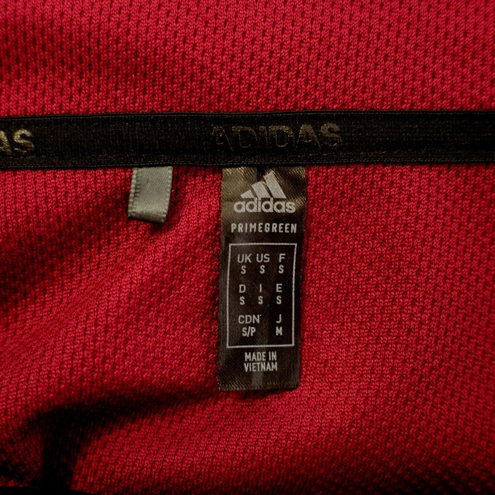 Adidas Adidas Red / Purple 1/4 Zip Pullover Athleisure Jacket Prime Size US S / EU 44-46 / 1 - 11 Thumbnail