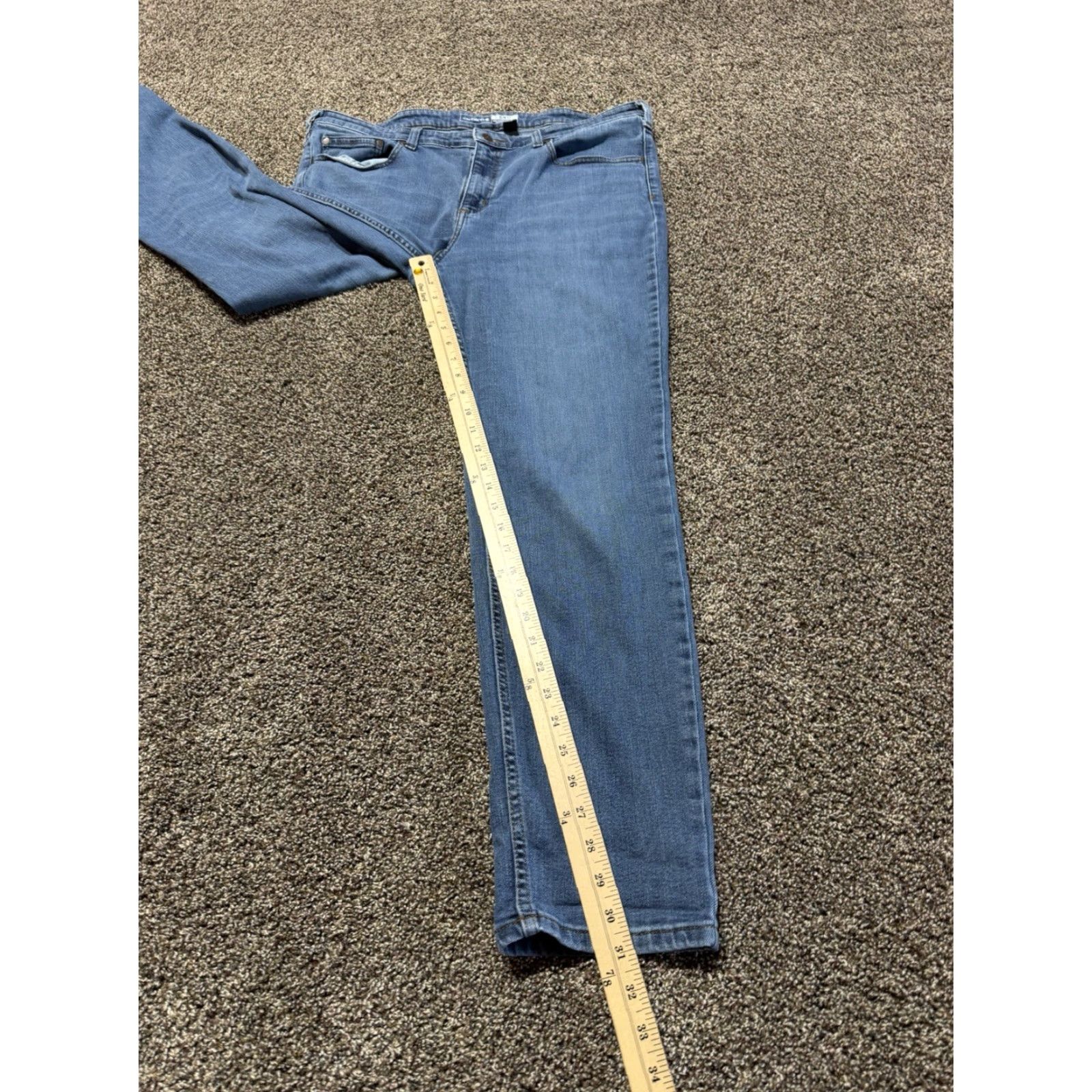 Carhartt Carhartt Slim Fit Jeans Women 18T Blue Denim High Rise 5-Pocket Design 30 Inseam Regular 18 Tall Size 40" / US 18 - 7 Thumbnail
